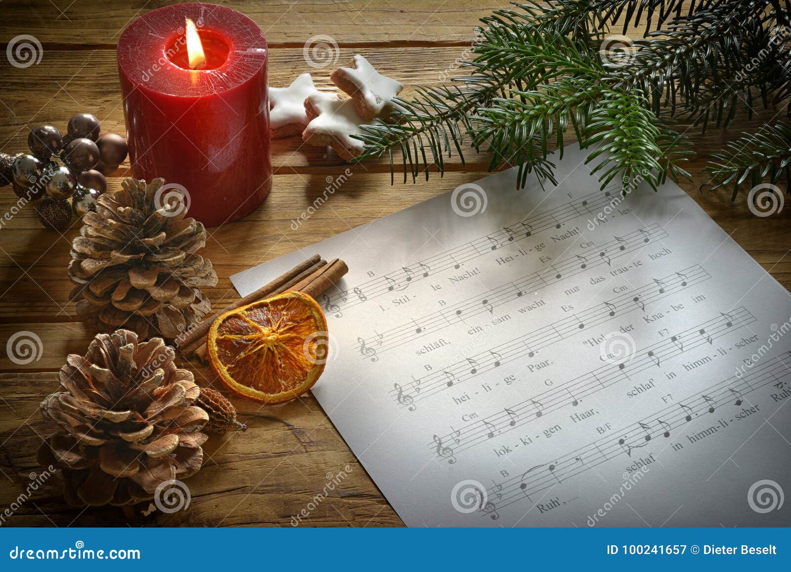 christmas song with deko