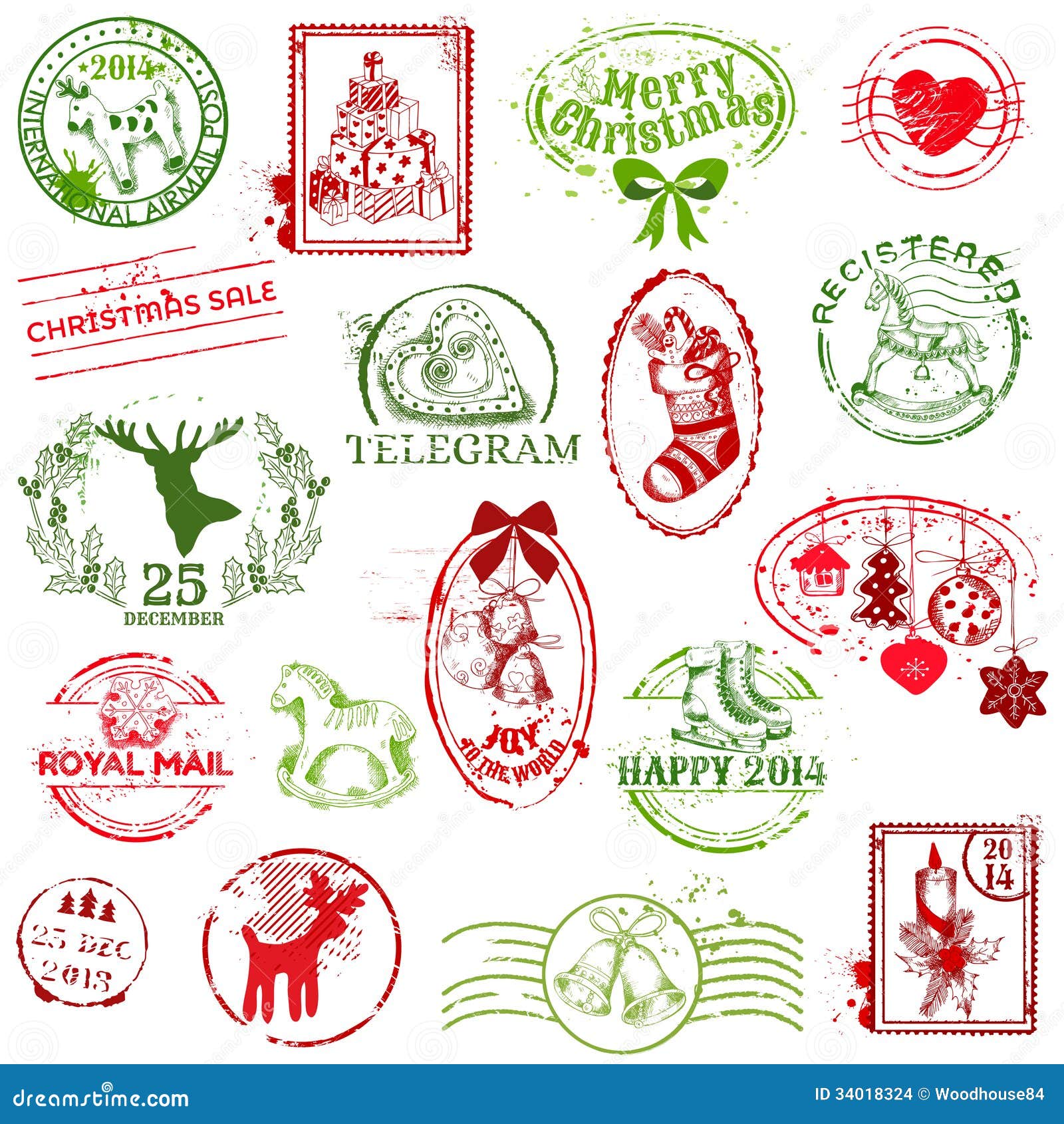 Christmas Stamp Coll