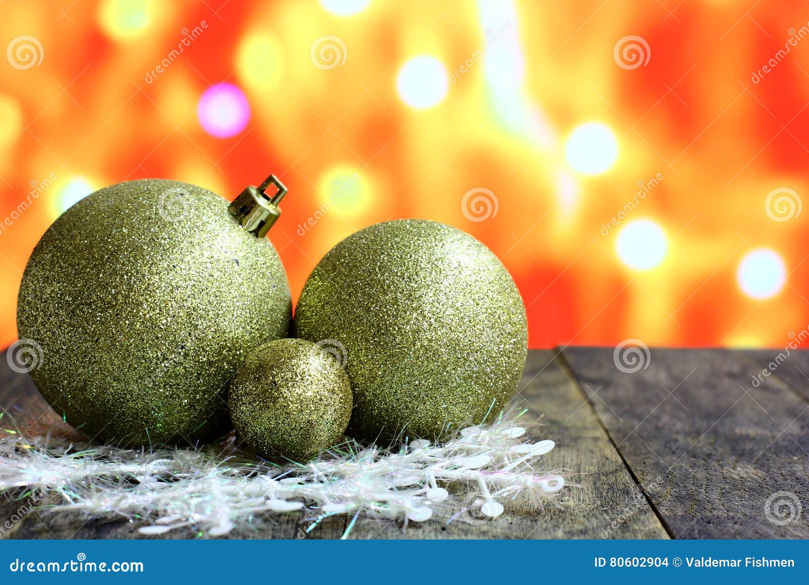 Christmas Star Background with Gold Balls Decorated Stock Photo - Image ...