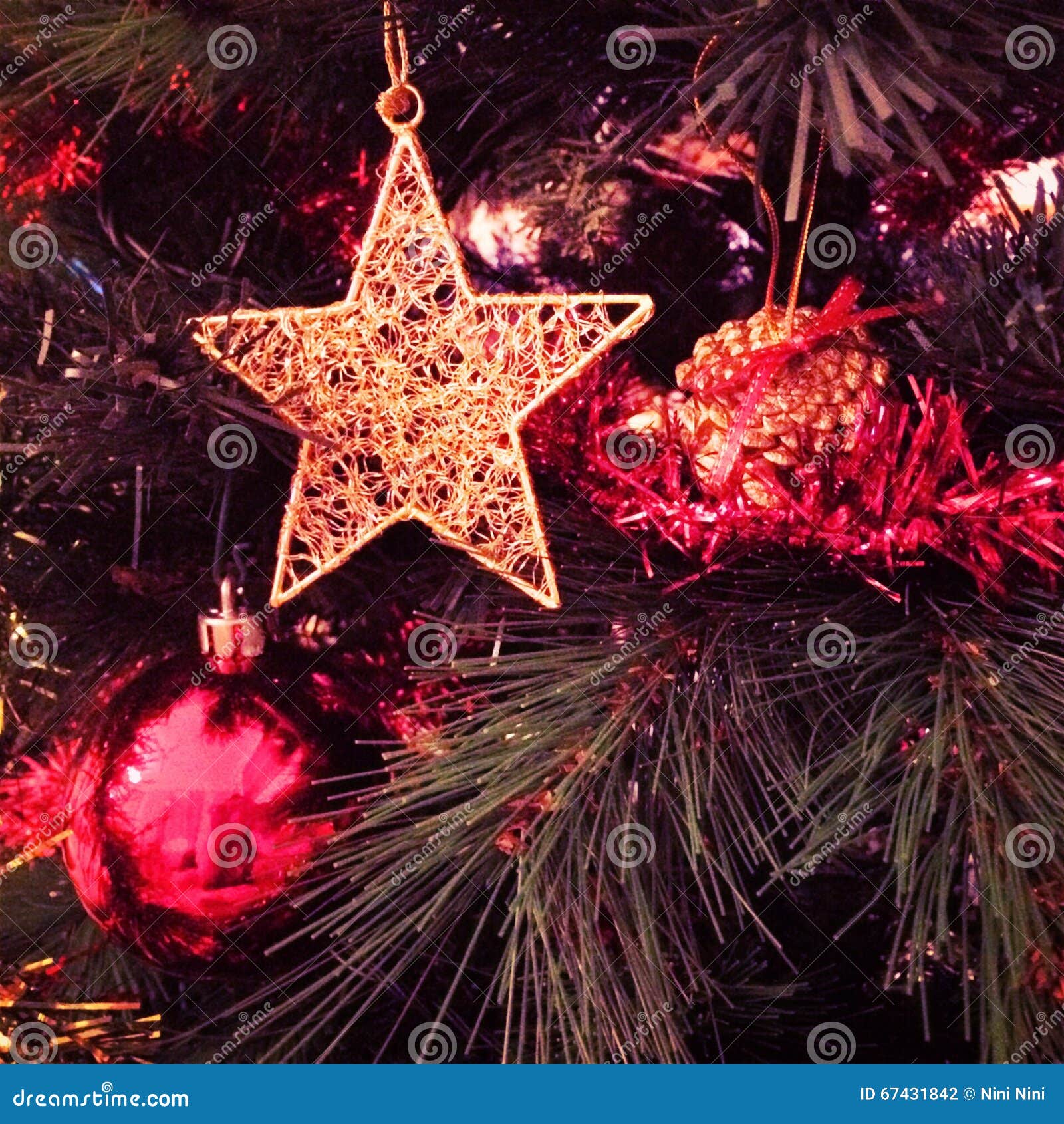 Christmas star stock photo. Image of tree, hanging, decorations 67431842