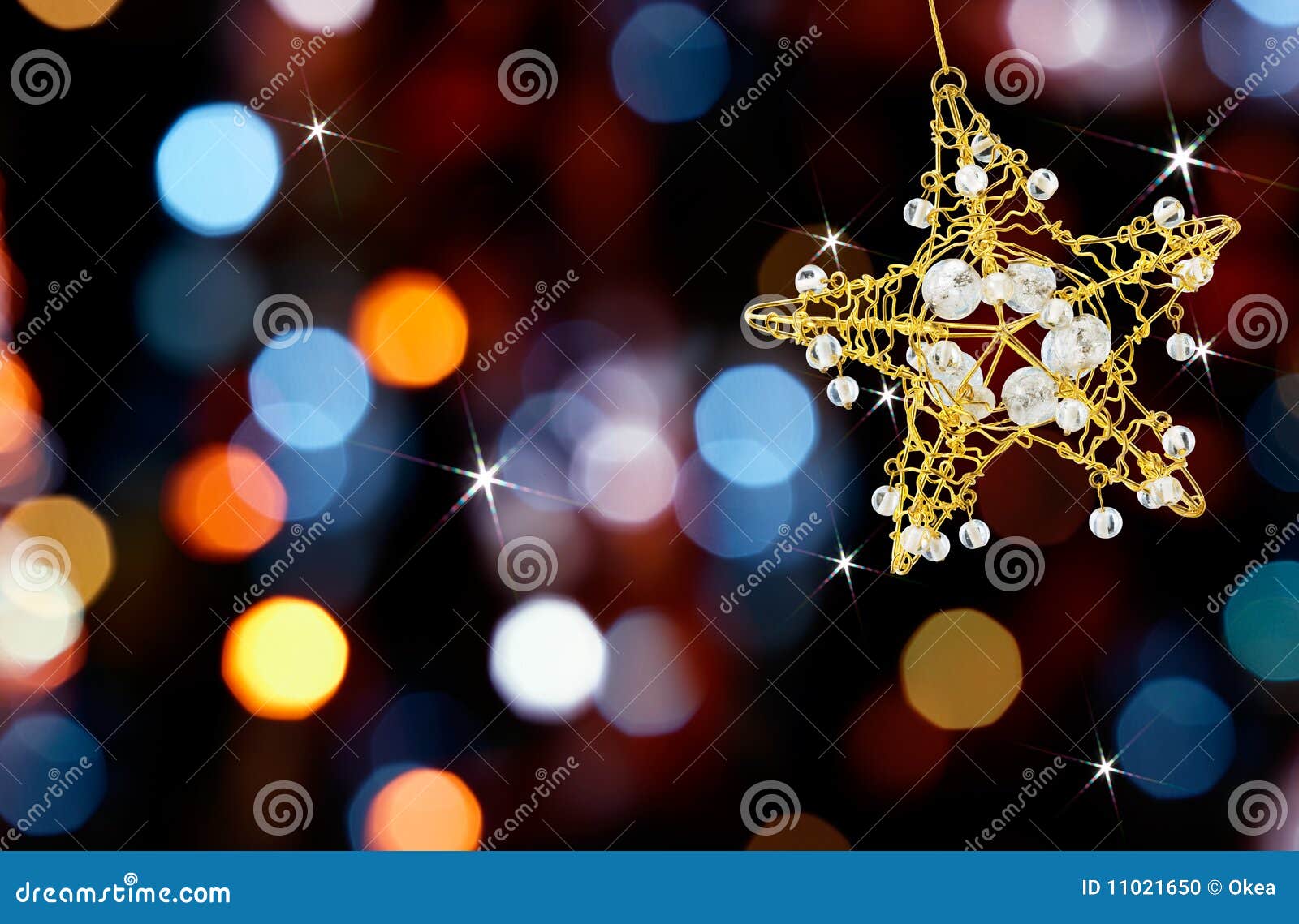 Christmas star with lights stock photo. Image of xmas 11021650
