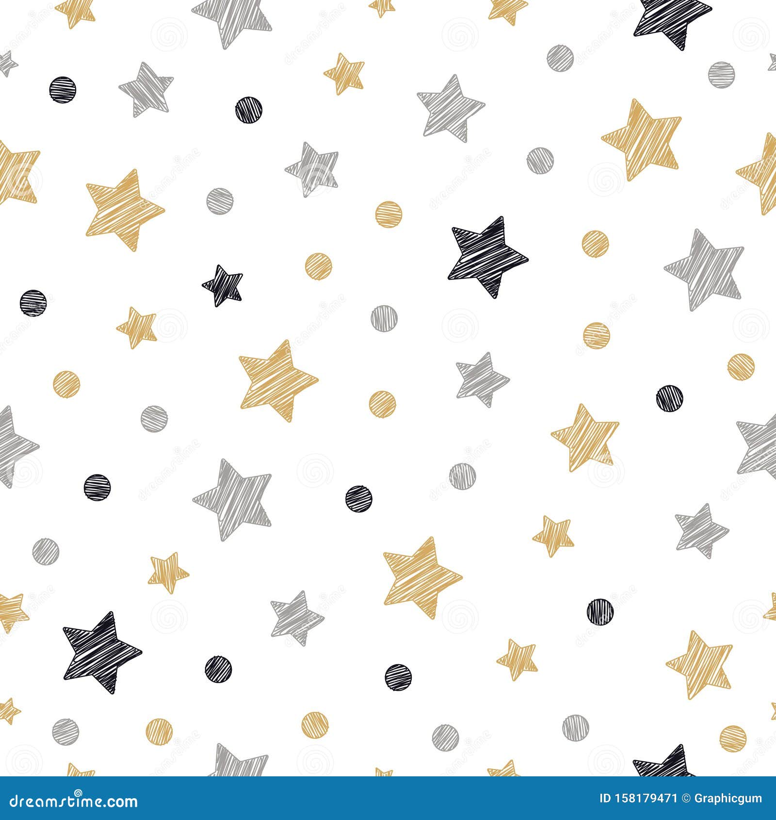 Stars Dots Seamless Pattern Stock Illustrations – 4,946 Stars Dots