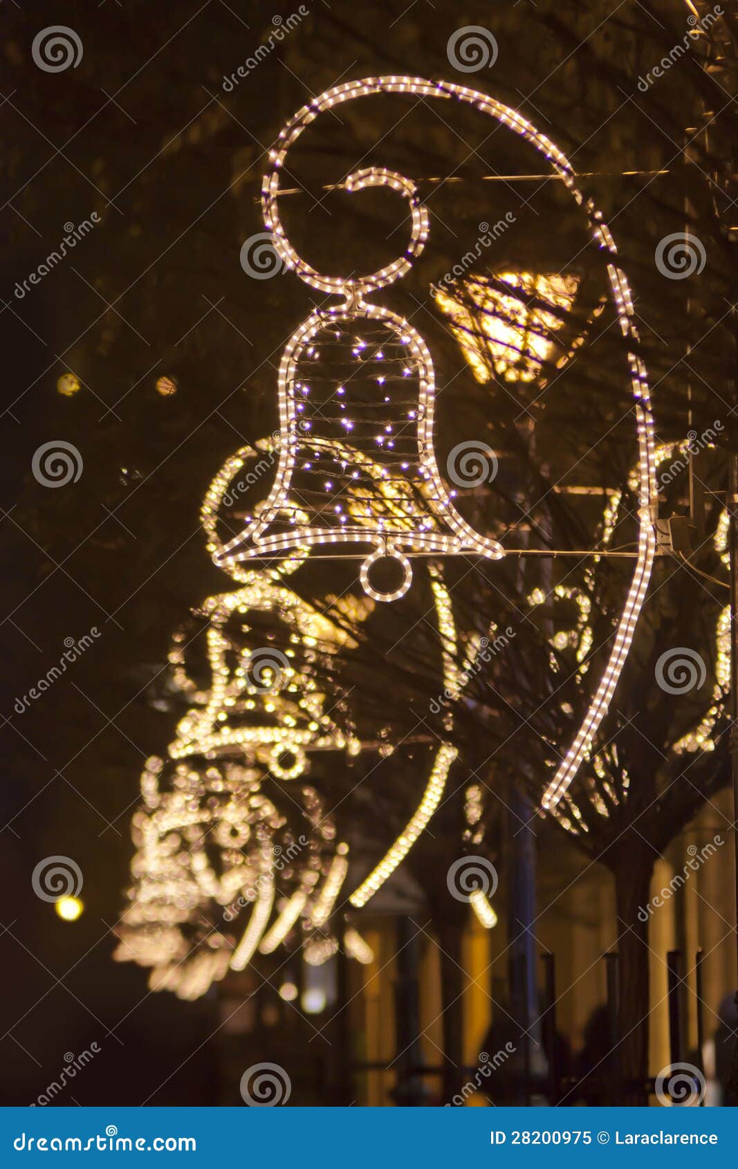 Christmas Street Decoration Royalty Free Stock Photo Christmas Street Decoration Royalty Free Stock Photo