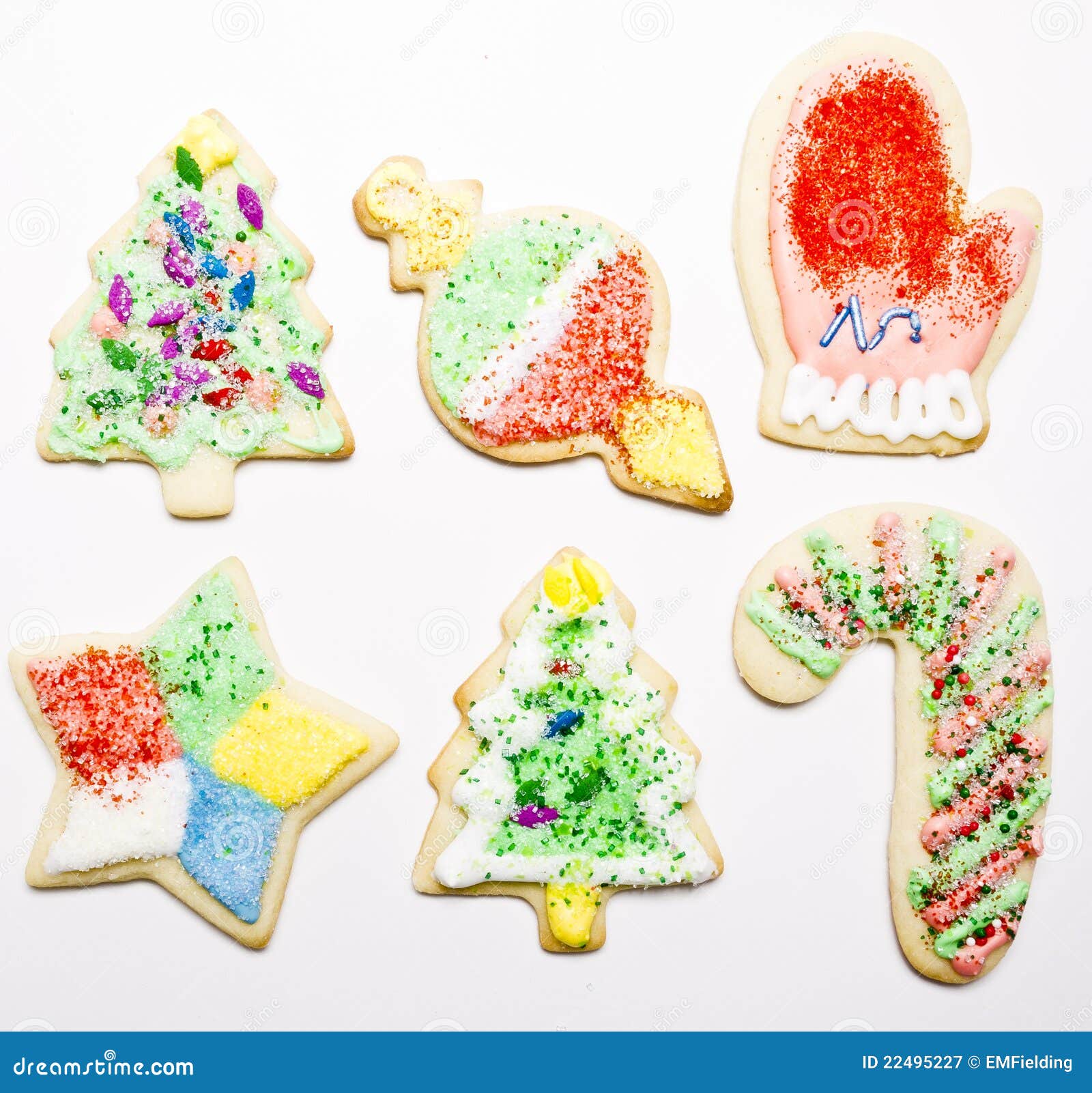 Christmas Sugar Cookies stock image. Image of food, sparkles - 22495227