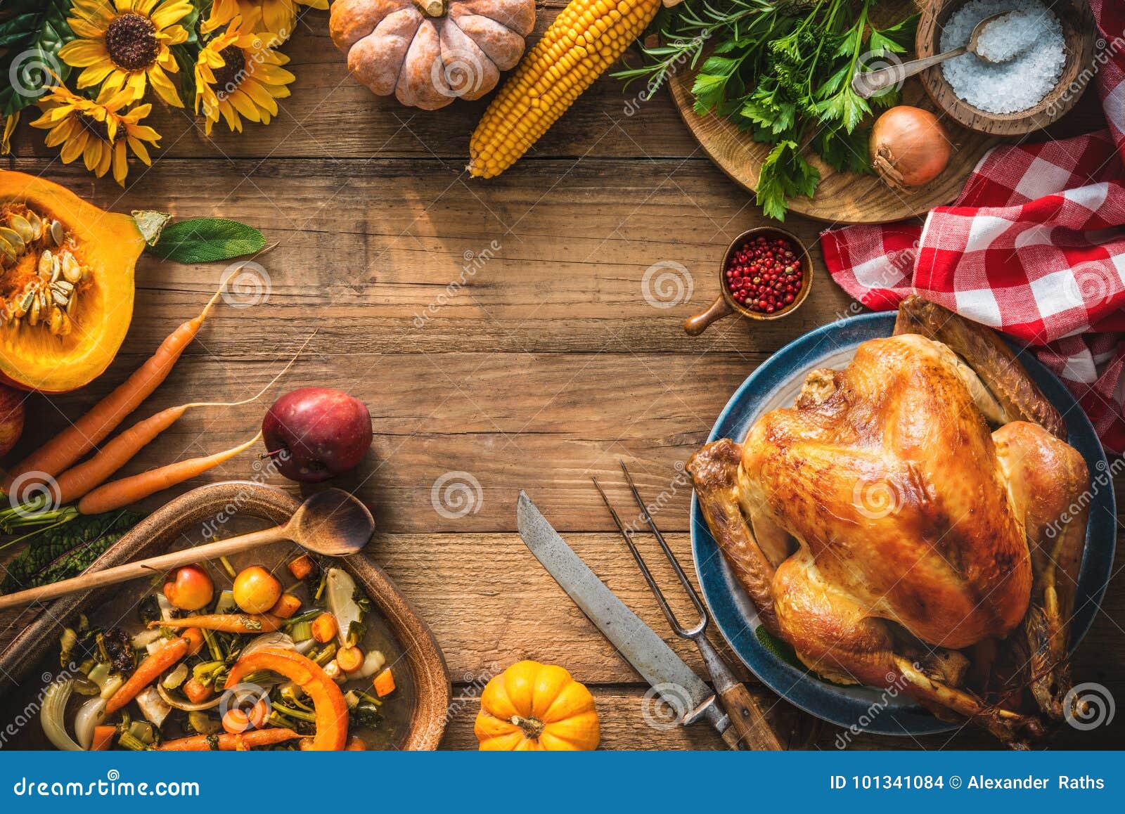 Christmas or Thanksgiving Turkey Stock Photo - Image of decoration ...