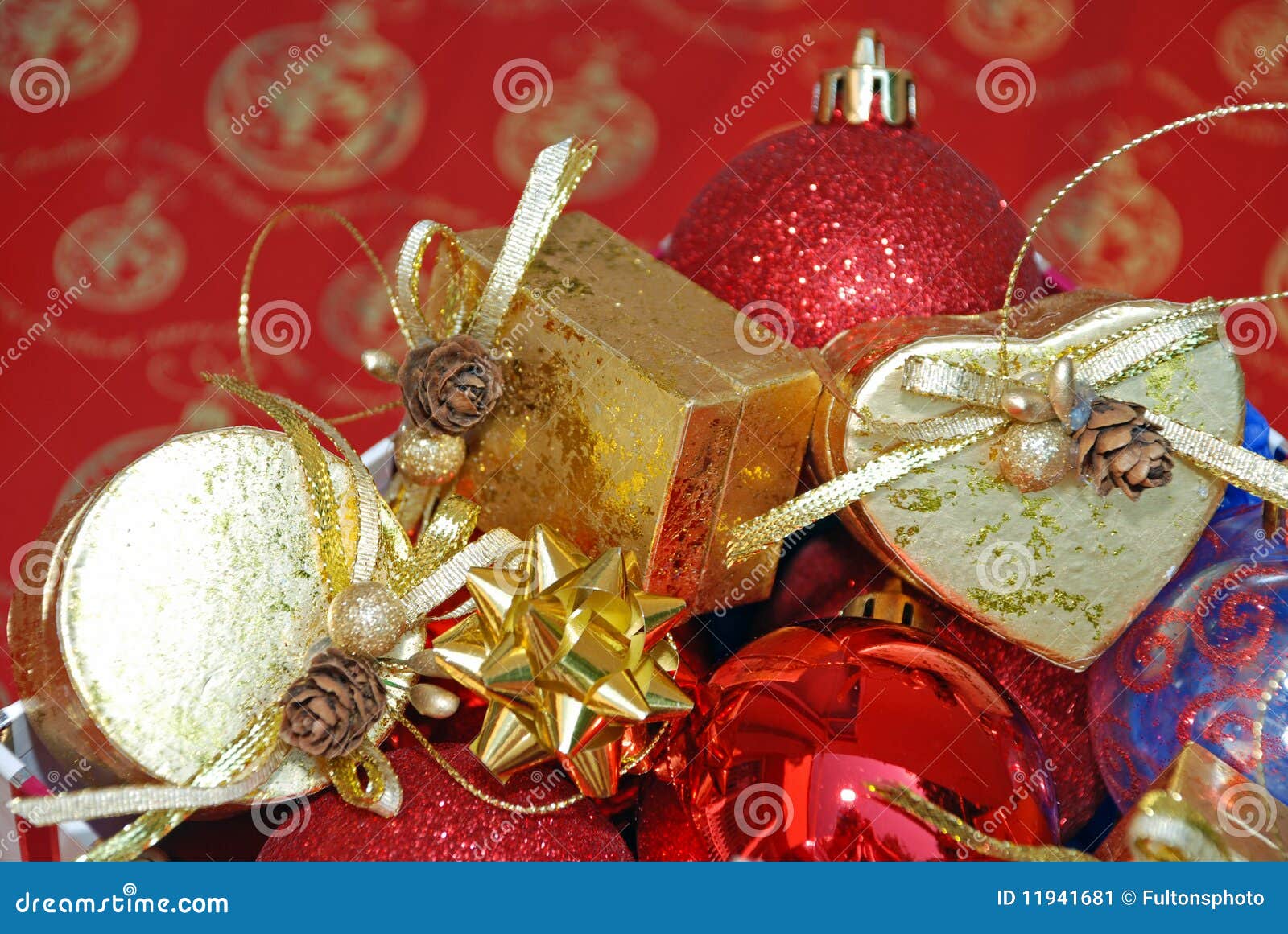 Christmas Theme Decorations Stock Image - Image of artistic, branch ...