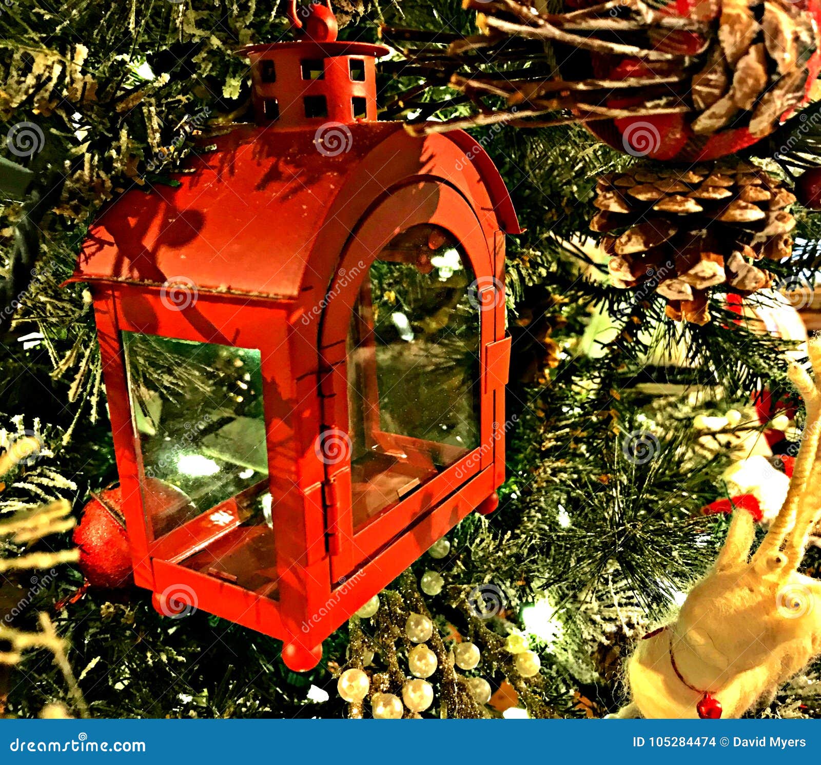 Christmas Themed Decorations, Rich Color Stock Photo  Image of color