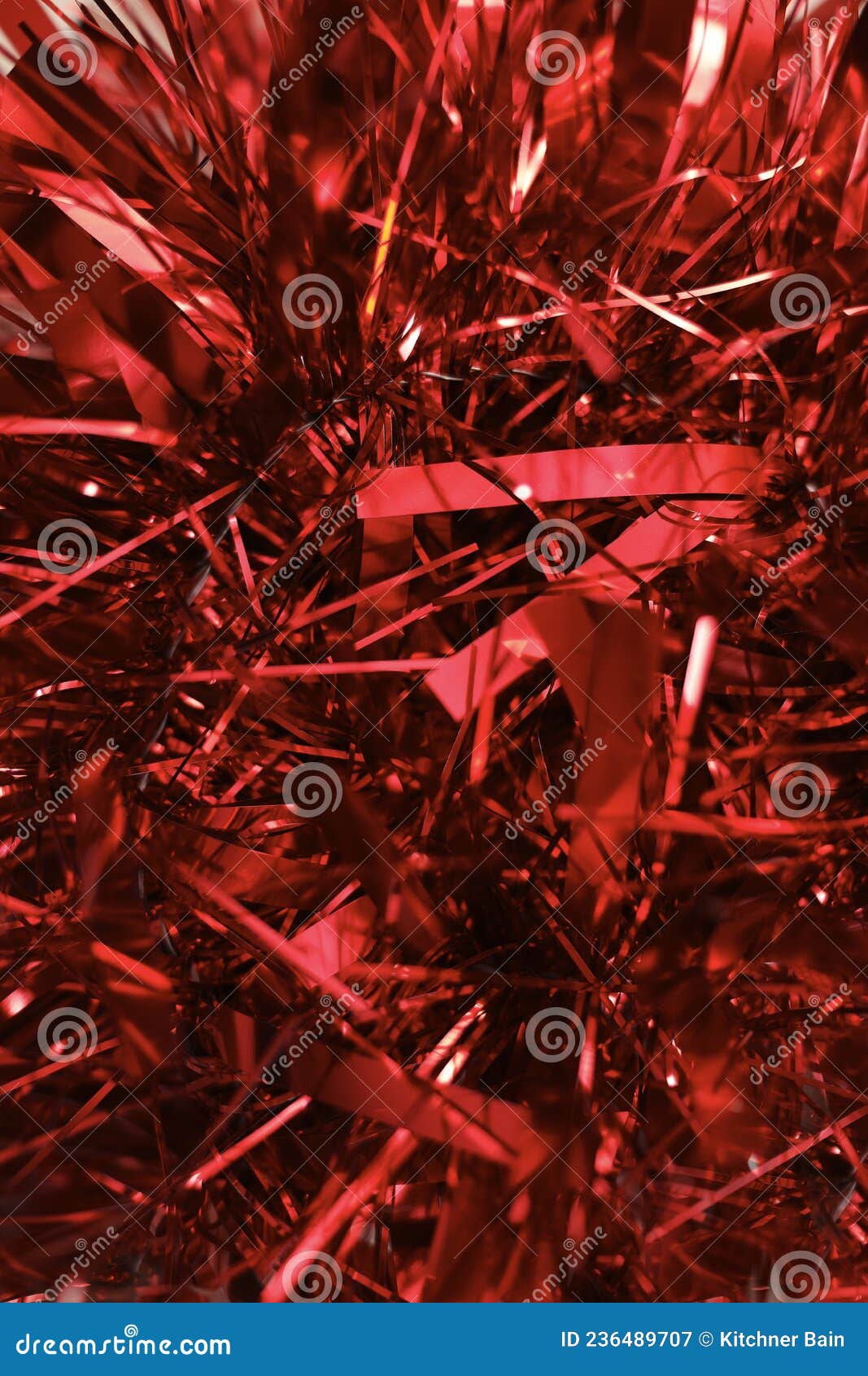 Christmas Tinsel Background Stock Image Image of object, background