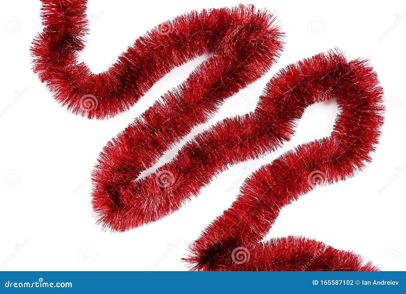 Christmas tinsel stock photo. Image of glitter, decor 165587102
