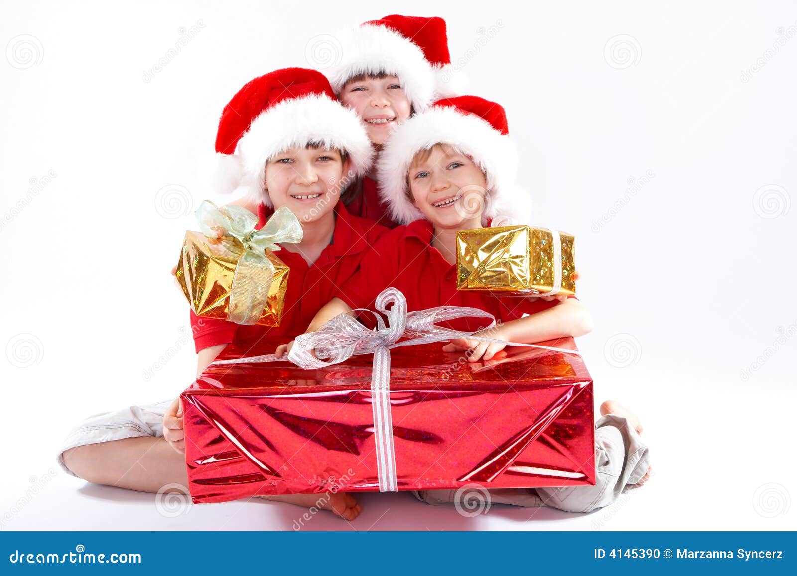 Christmas Togetherness stock photo. Image of gifts, child - 4145390