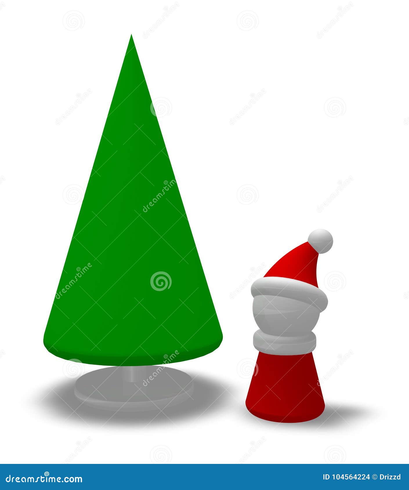 Christmas token stock illustration. Illustration of santa 104564224