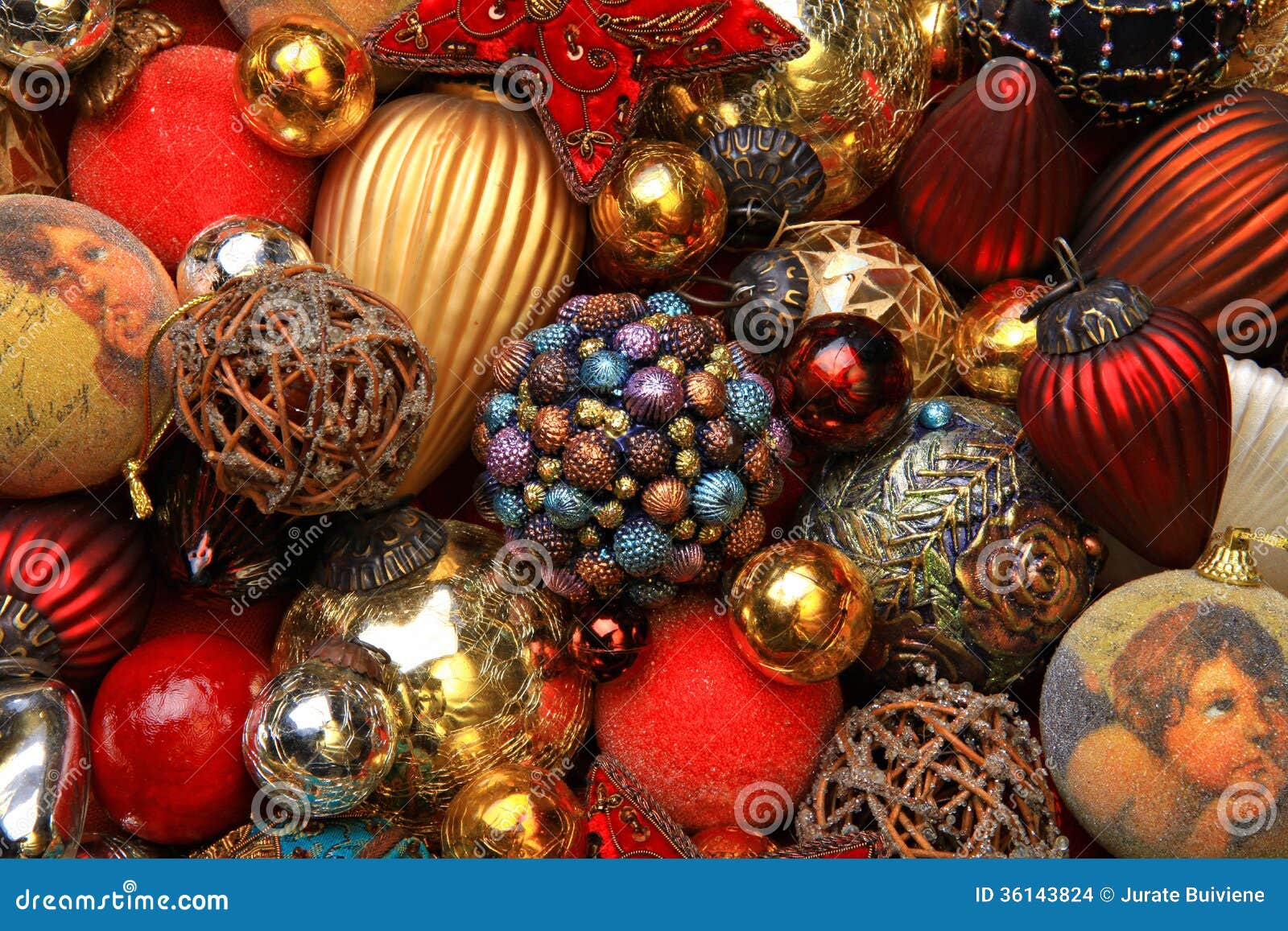 Christmas toys. stock photo. Image of ornamental, year - 36143824