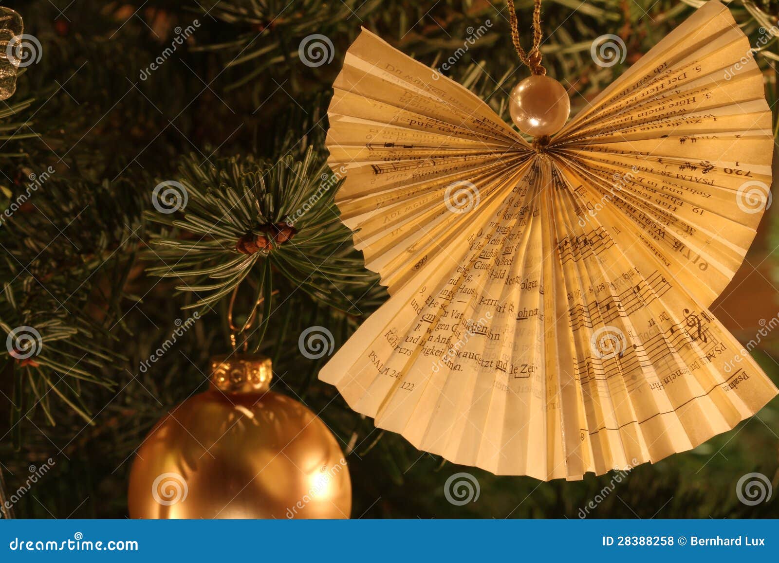 Christmas Tree Angel Decoration Stock Photo  Image of card, bauble