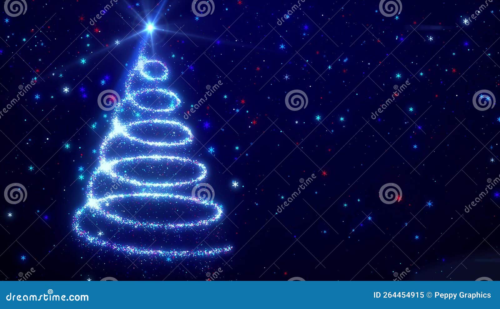 Christmas Tree Animation Looping Stock Video Video of winter