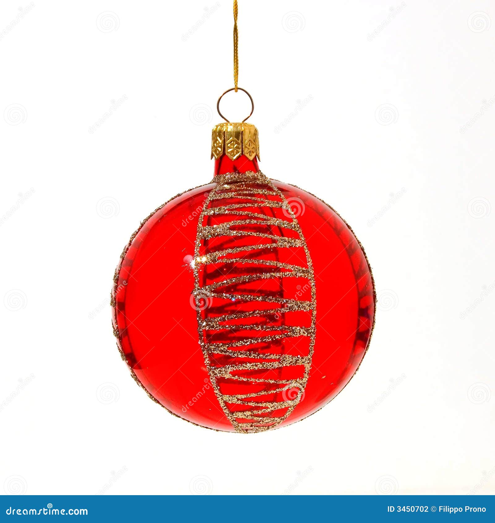 Christmas tree ball stock photo. Image of christmas, gold 3450702