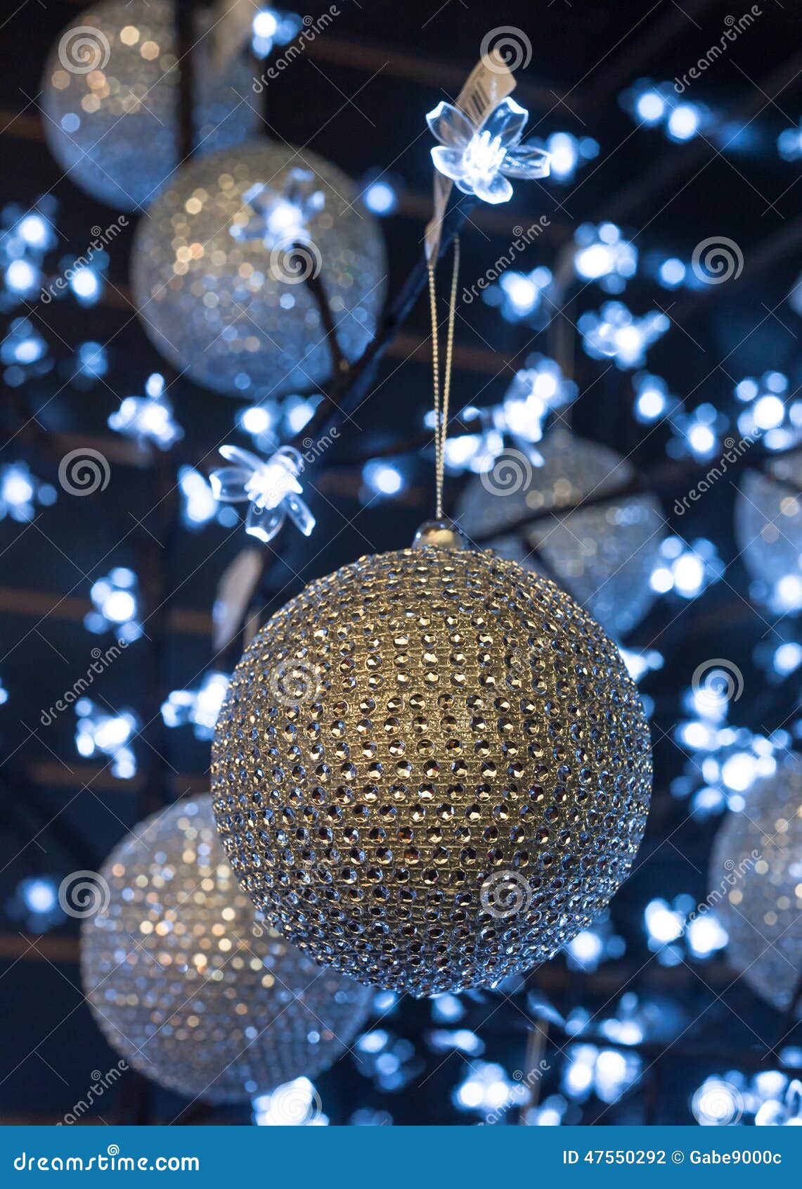 Christmas Tree Ball Decoration Sparkle Stock Photo Image of festive, decorative 47550292