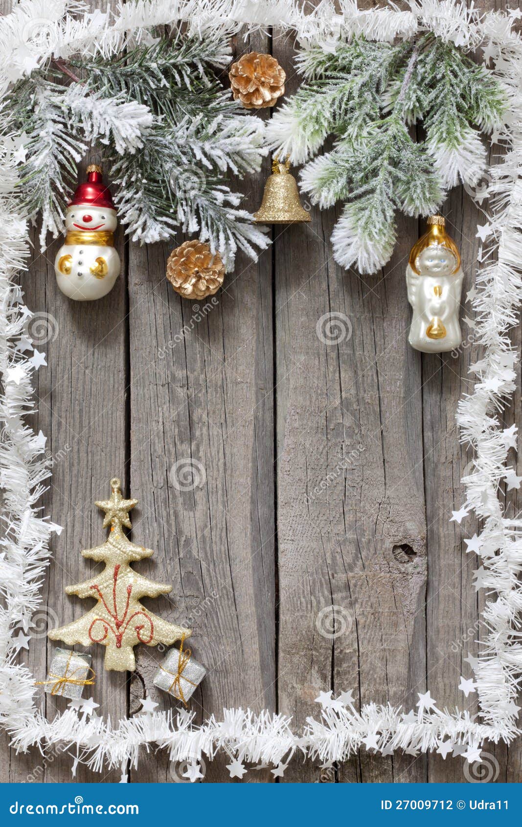 Christmas Tree And Baubles Background Stock Photo - Image of needle ...