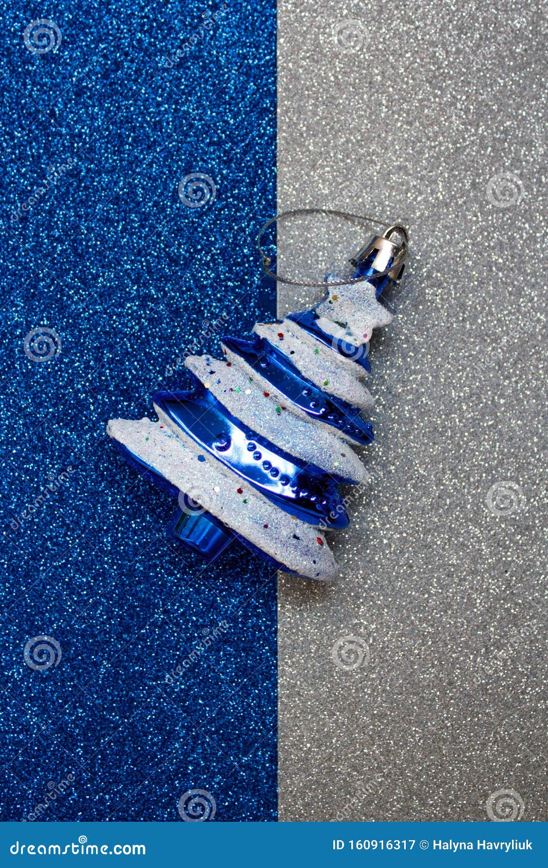 Christmas Tree, Blue Background, Blue, Celebrating, Day, Minimalism, Happy, 2020, Branch, New ...