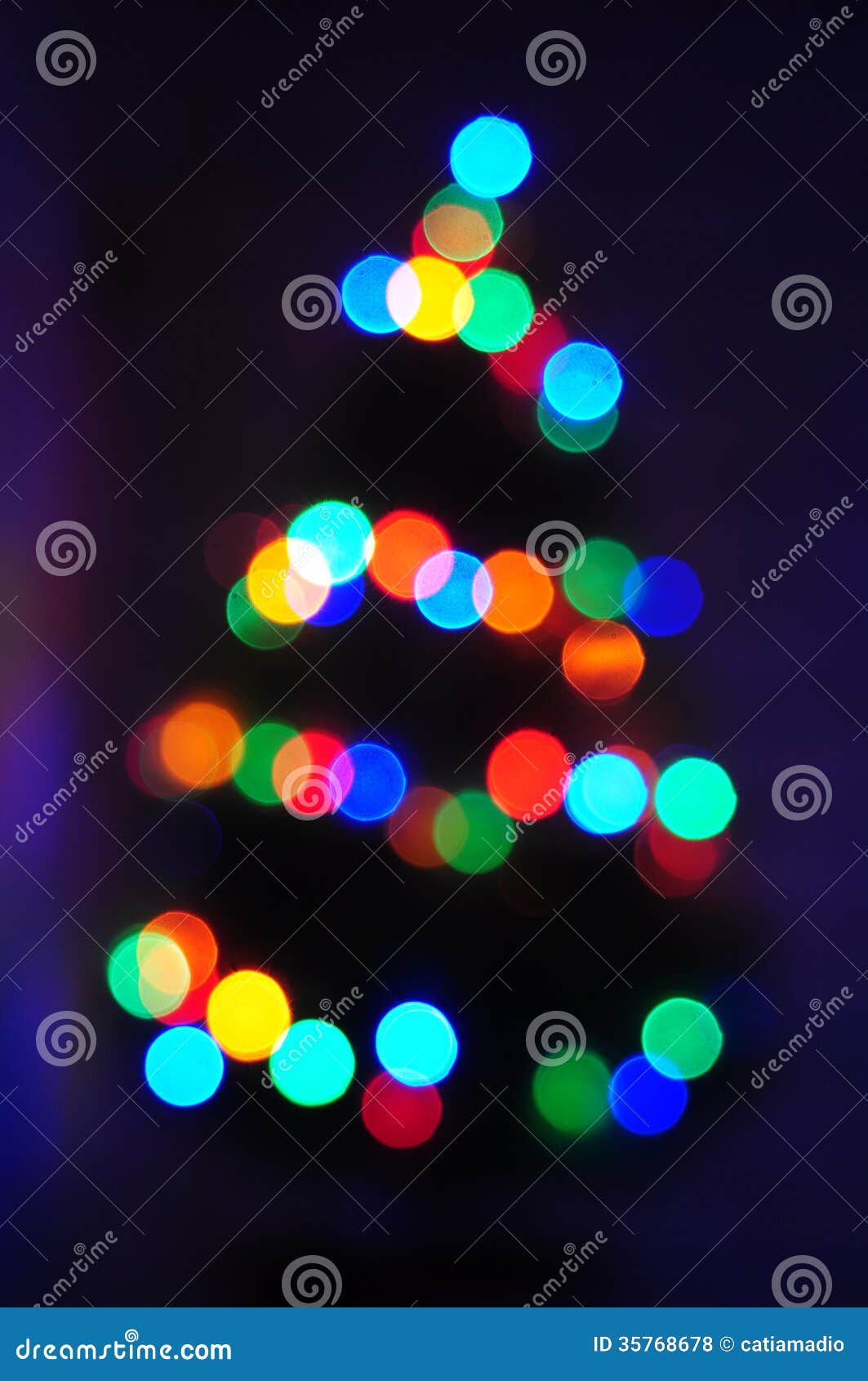 Christmas tree bokeh stock photo. Image of christmas - 35768678