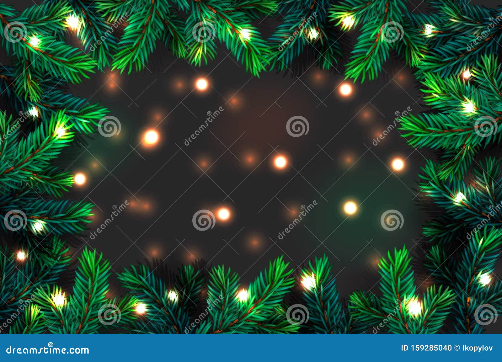 Premium Vector  Merry christmas neon light with pine tree illustration  vector