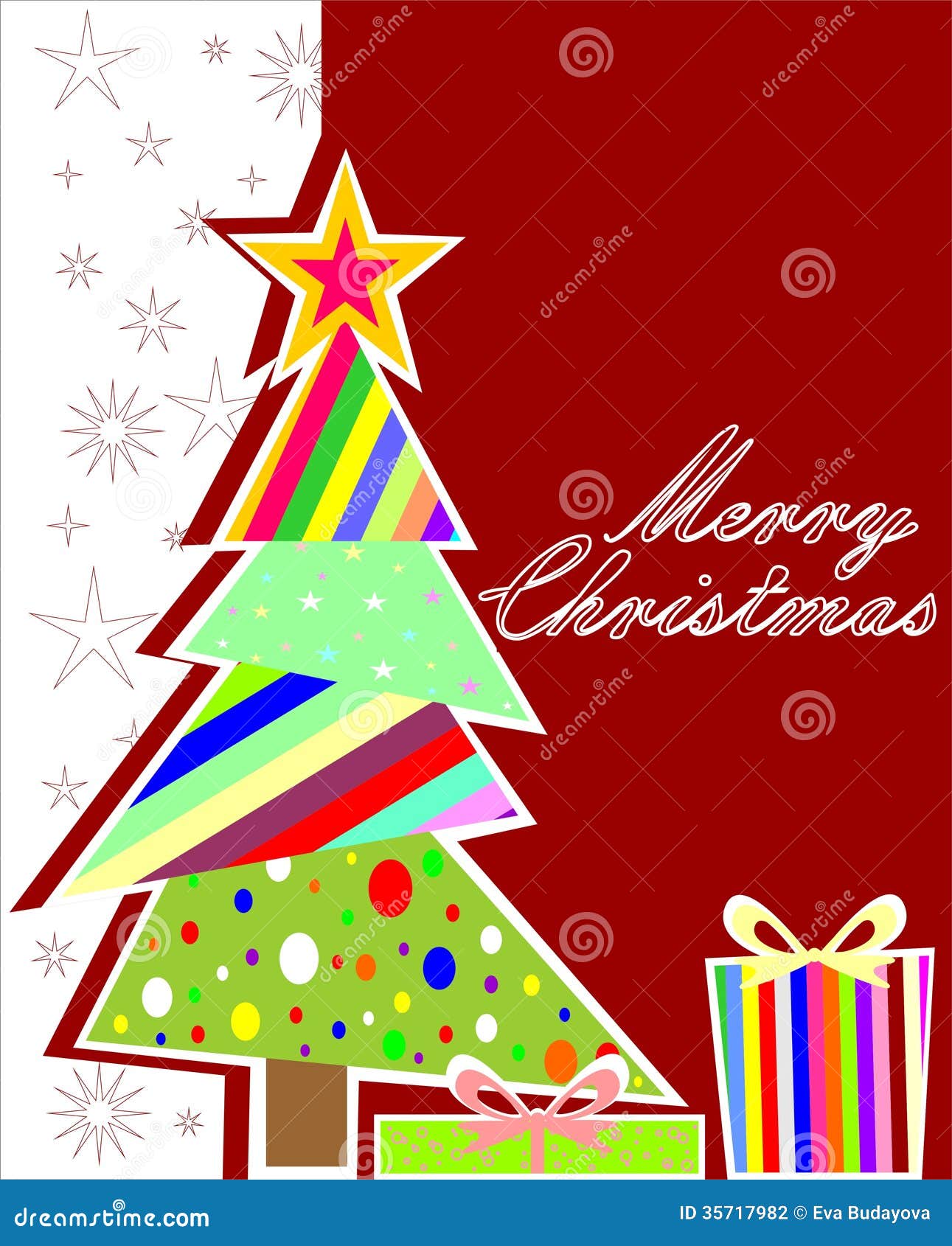 Christmas tree stock illustration. Illustration of symbol 35717982