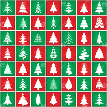 Christmas Tree Concept Silhouette Design. Vector. Stock Vector ...