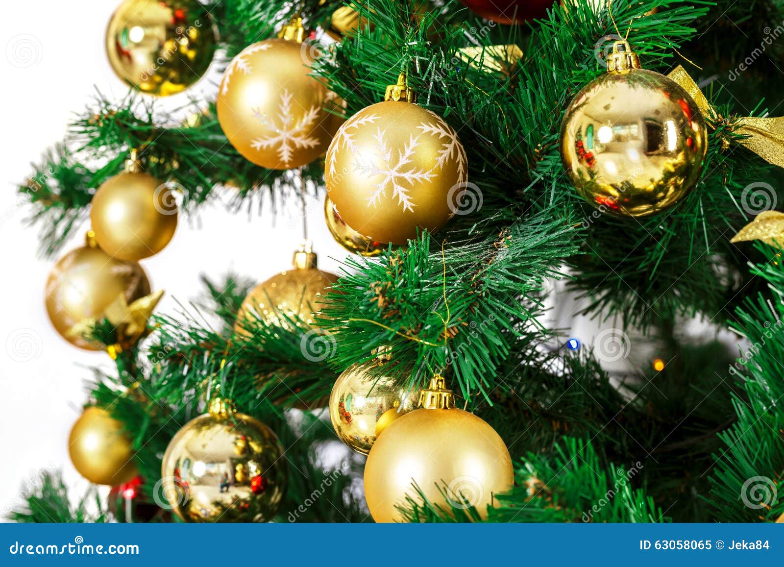 Christmas Tree stock image. Image of cosy, bright, inside 63058065