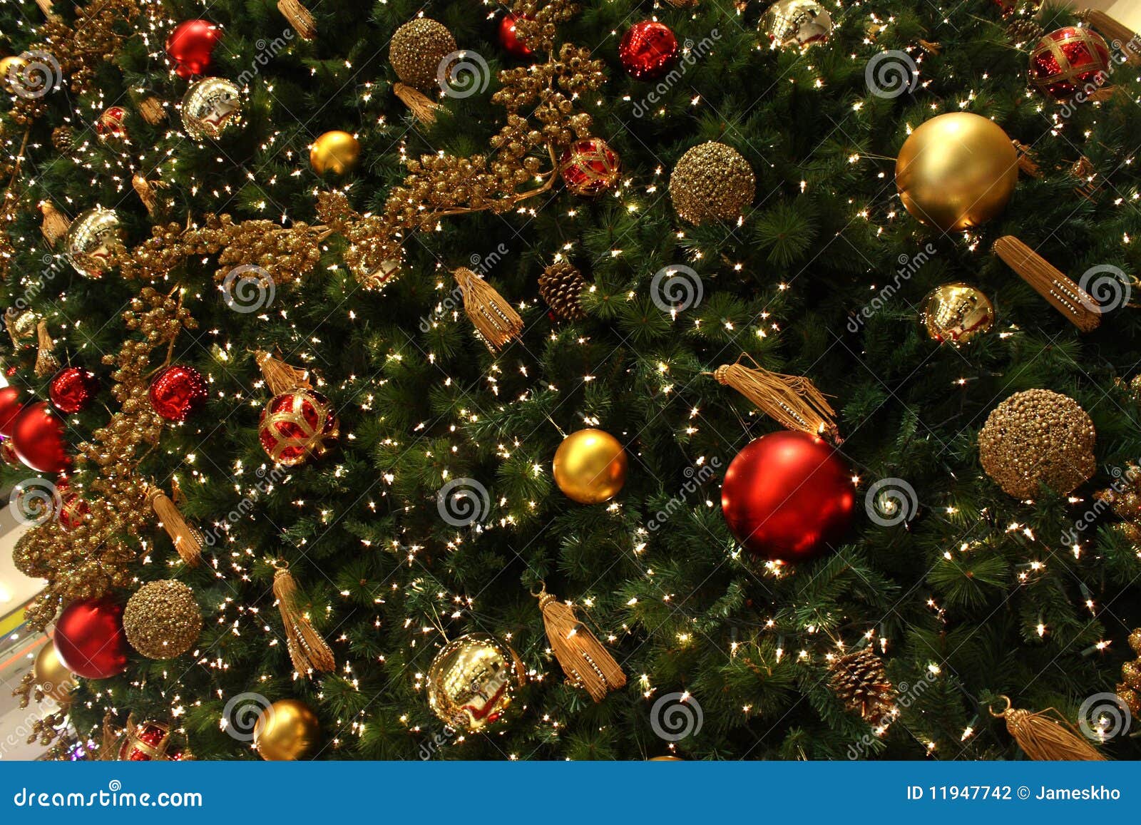 Christmas Tree Decoration stock photo. Image of celebrate - 11947742