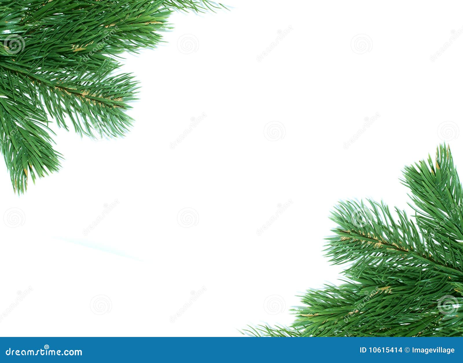 Christmas Tree Decoration Frame Stock Photo Image of decorate, corner