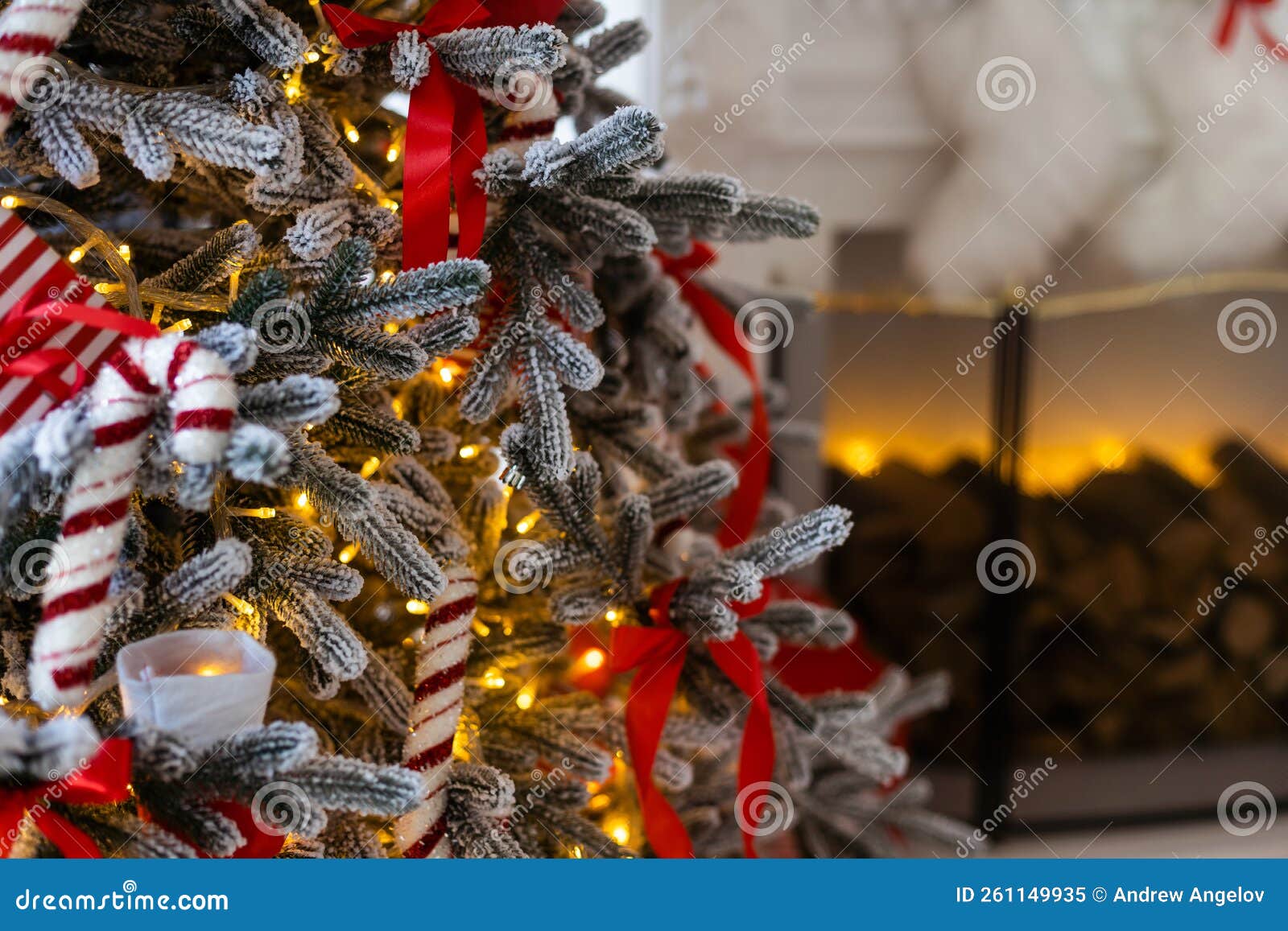 Christmas Tree Decorations for the Year Stock Image Image of merry