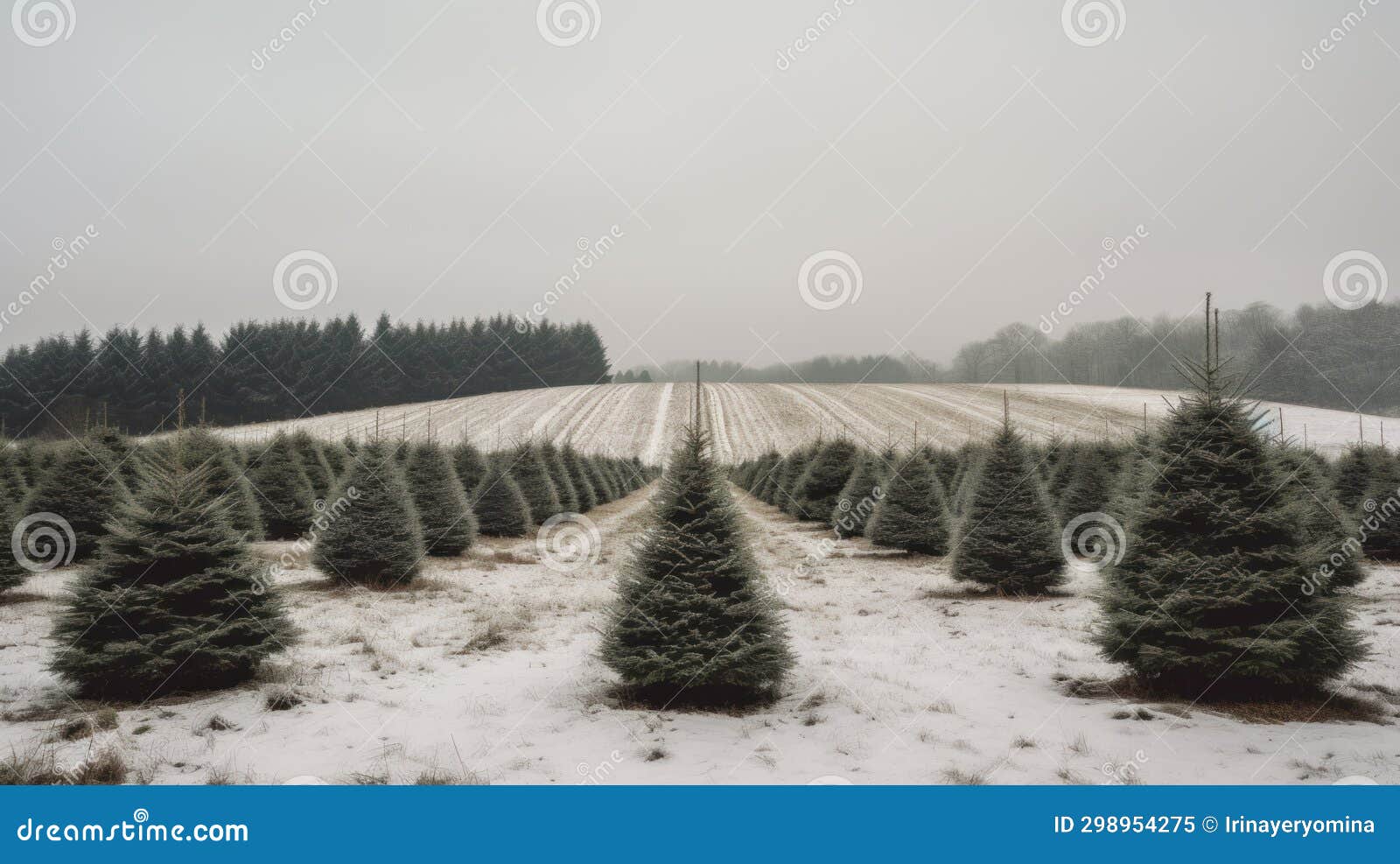 Christmas Tree Farm. Christmas Tree Cultivation is Agricultural