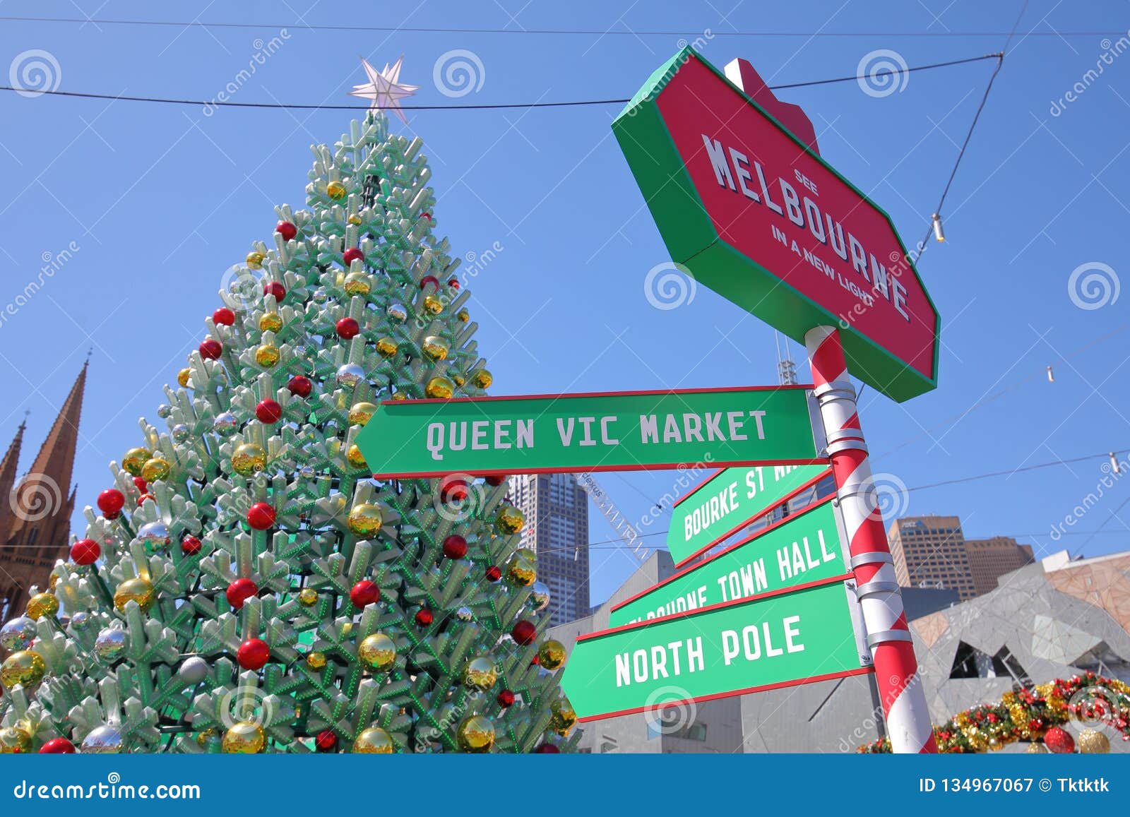 Christmas Melbourne Australia Editorial Photography - Image of ...