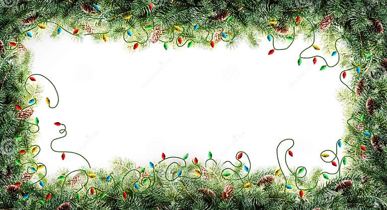 Christmas tree frame stock image. Image of season, concept - 22505863