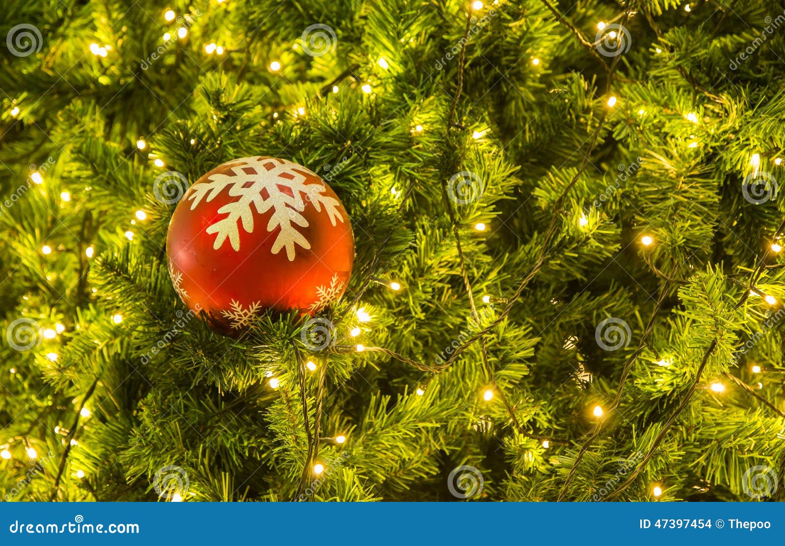 Christmas tree light stock photo. Image of lights, closeup 47397454
