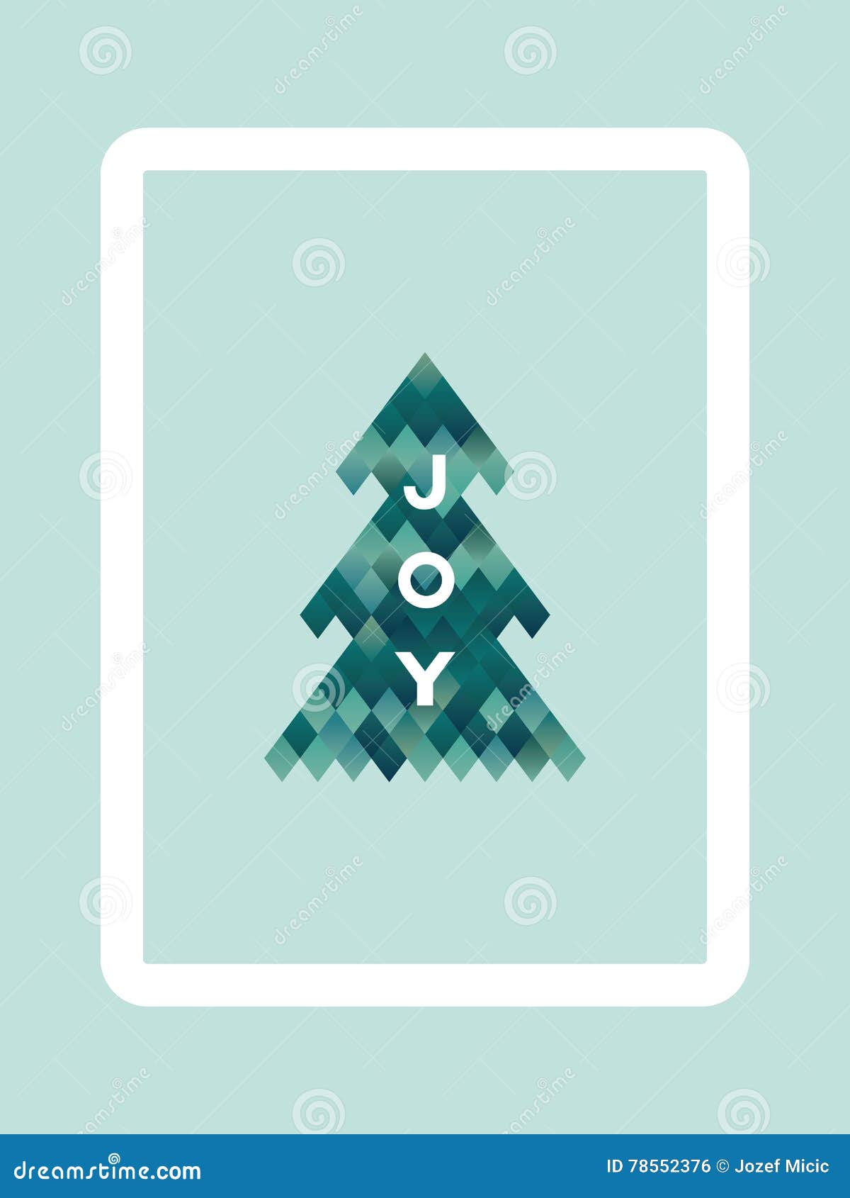 Christmas Tree In Modern Polygonal Geometric Style Xmas Card Vector Template Stock Vector Illustration Of Card Paper 78552376
