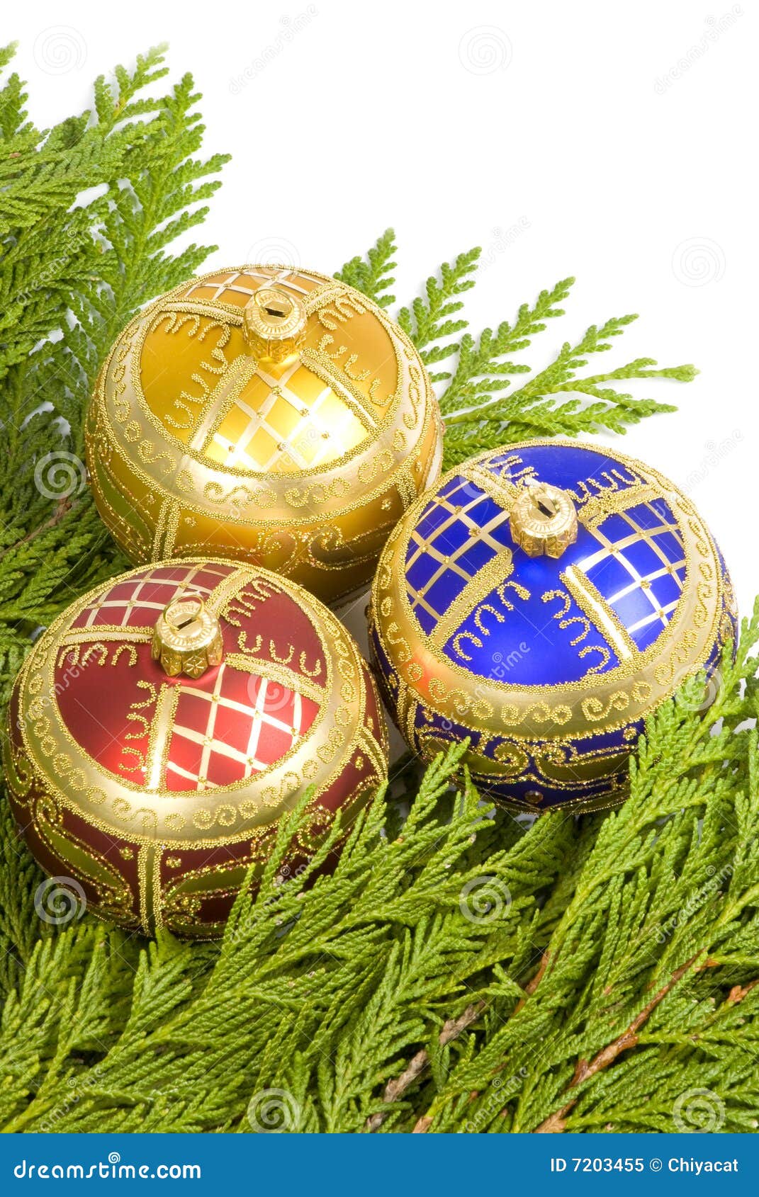Christmas Tree Ornaments stock image. Image of decoration 7203455