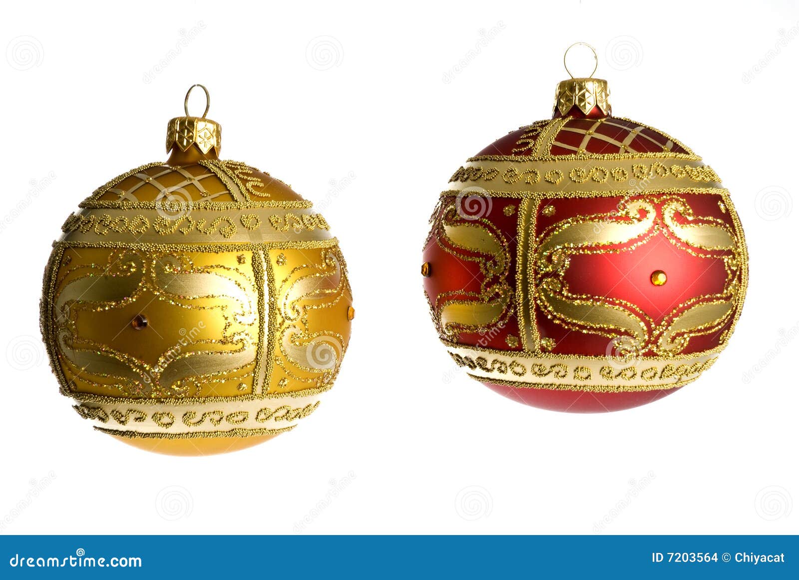 Christmas Tree Ornaments Stock Images - Image: 7203564