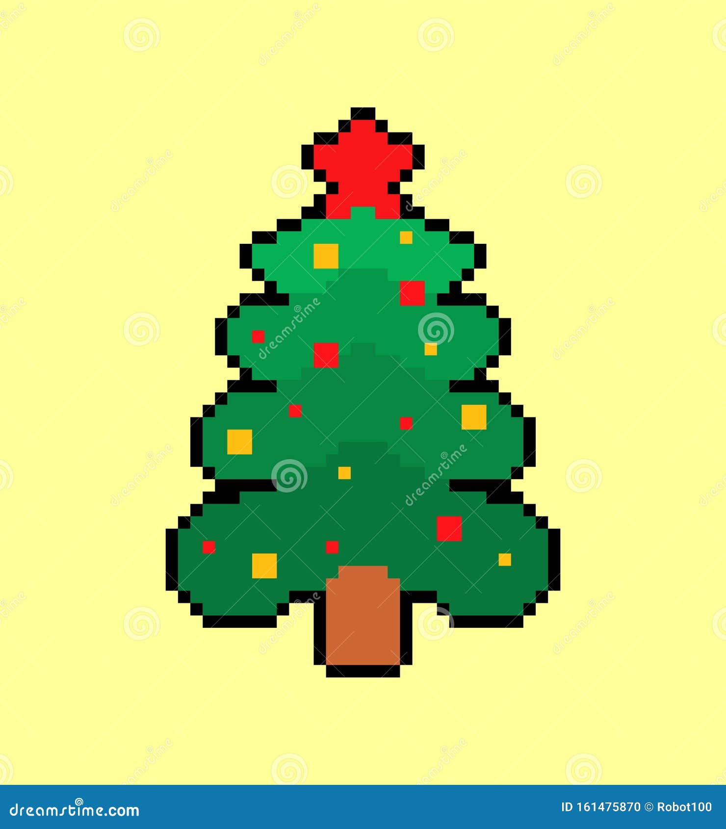 Christmas Tree 8 Bit Pixel Art Christmas Tree Tree Pixel Art Images