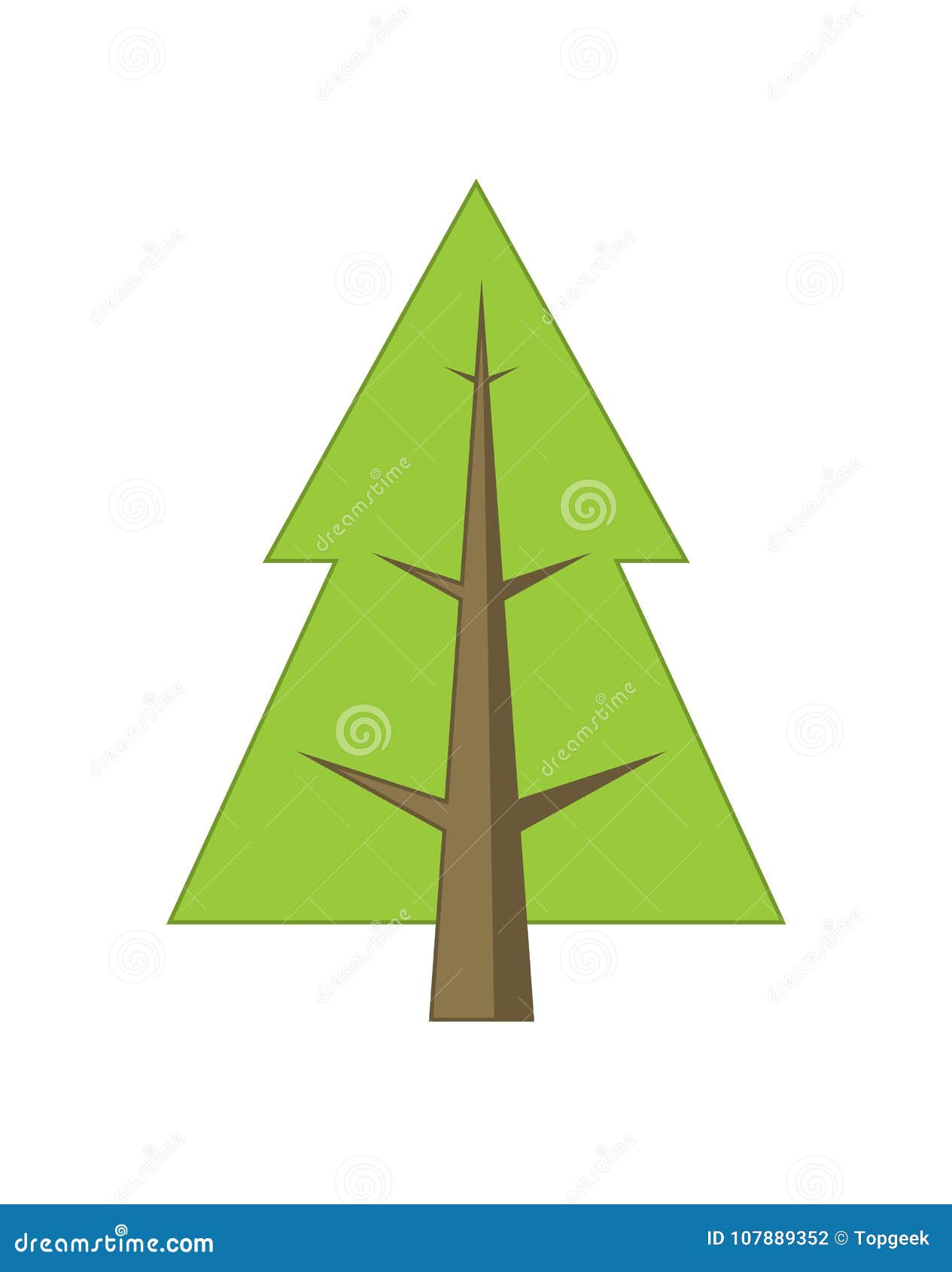 Download Christmas Tree Sign Board Spruce Icon Stock Vector ...