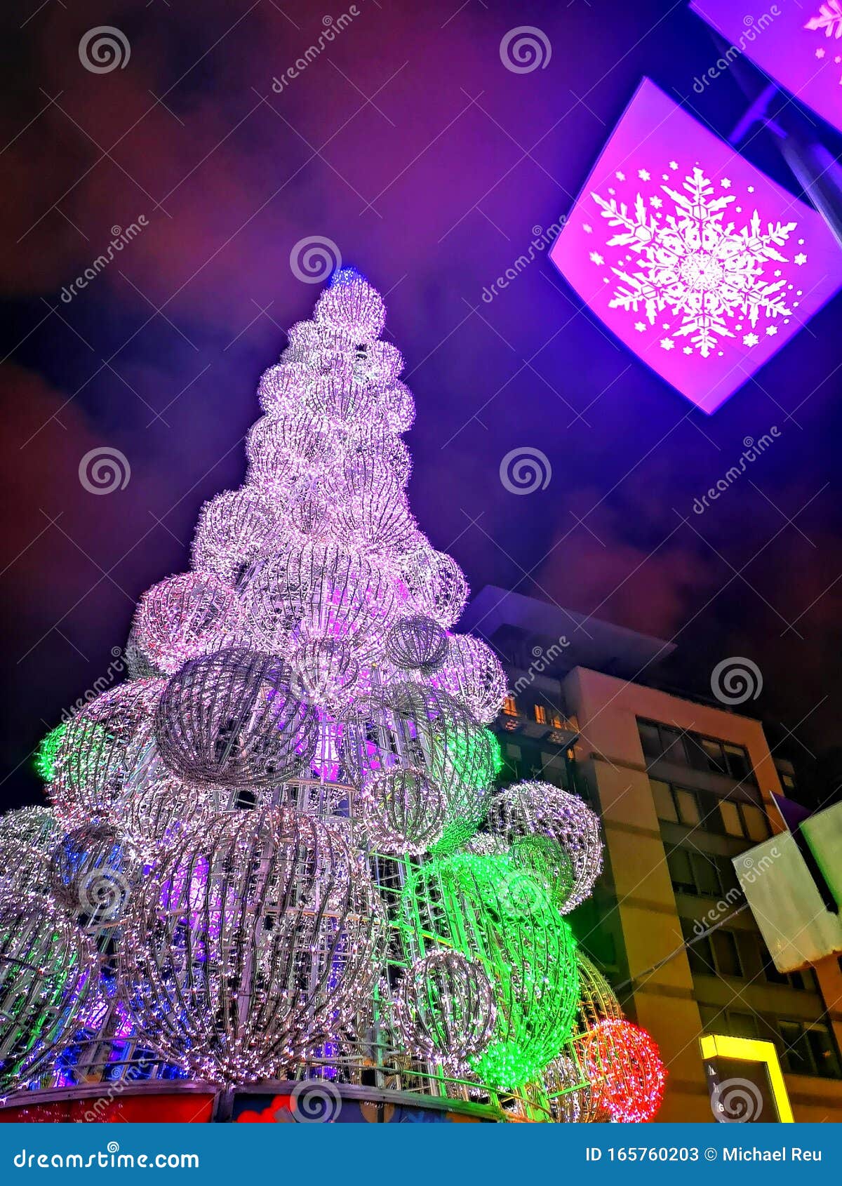 Christmas Tree on Smithfield Sq. Dublin, Ireland, Celebration, New ...