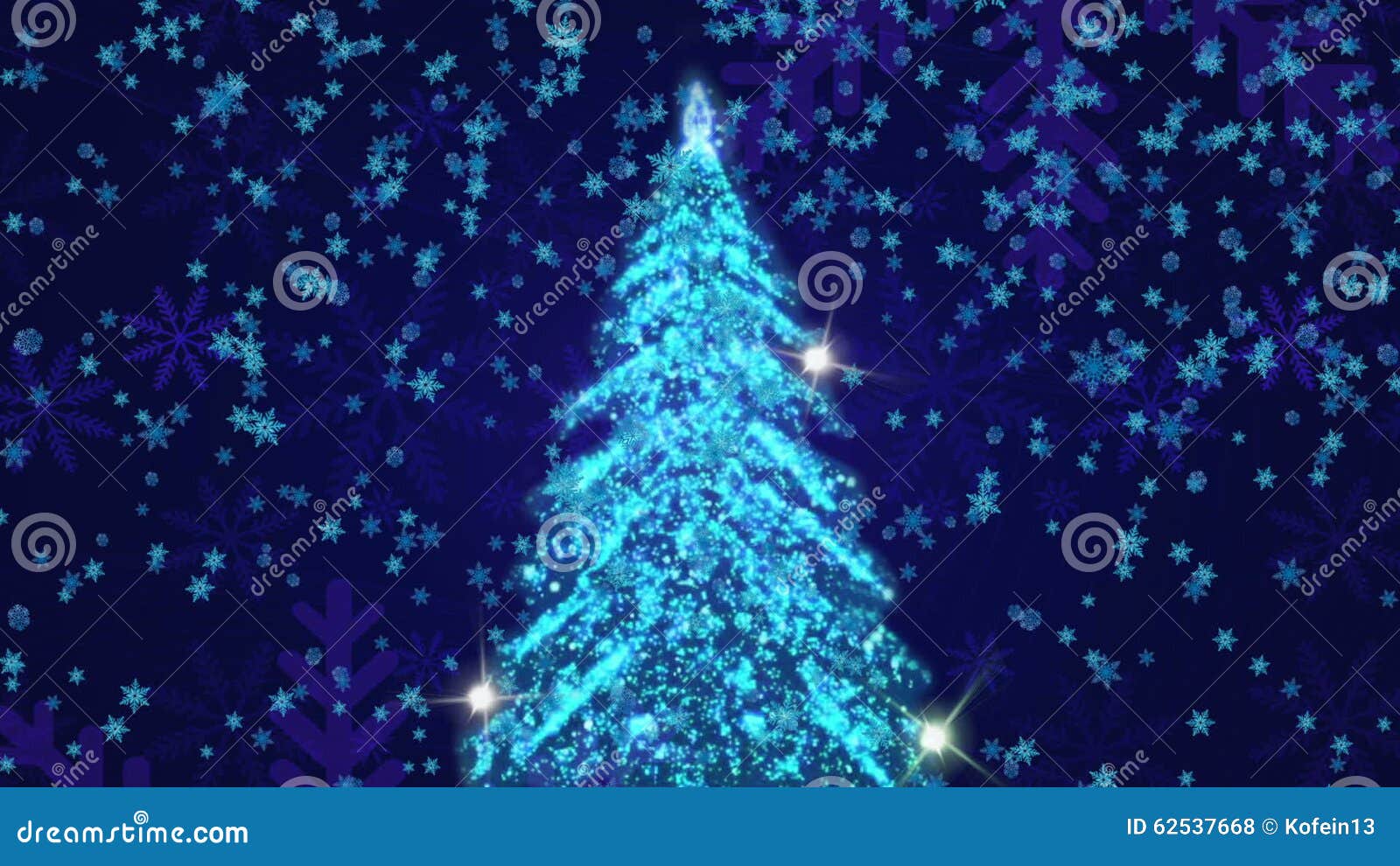 Christmas Tree and Snow Background (Loop) Stock Footage - Video of  animation, loop: 62537668