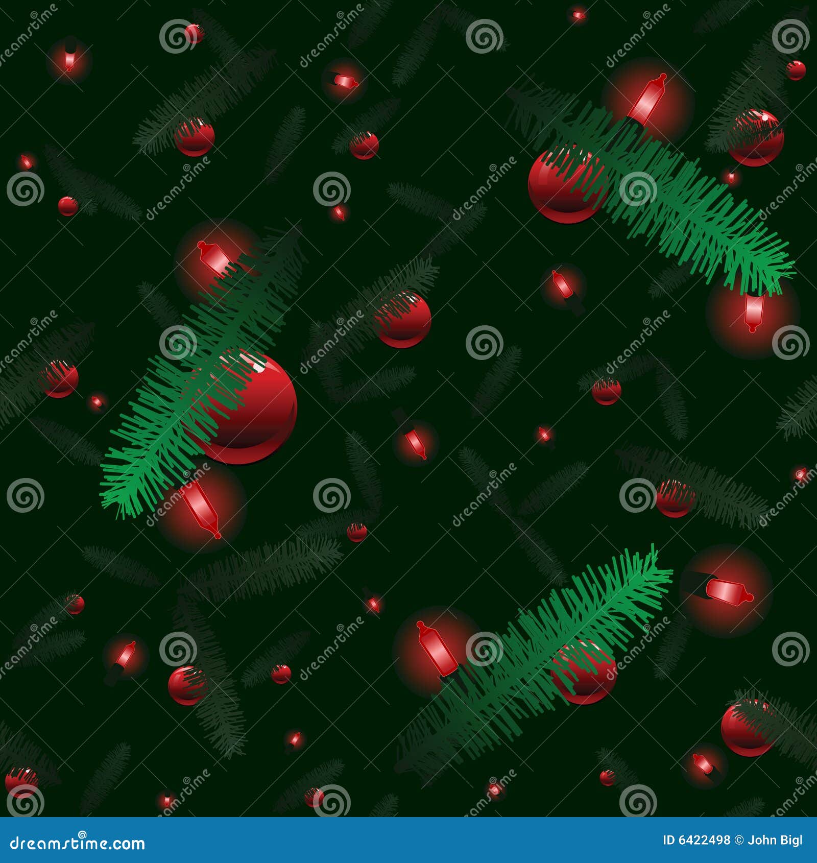 Christmas Tree Tile Background Stock Vector - Illustration of greenery
