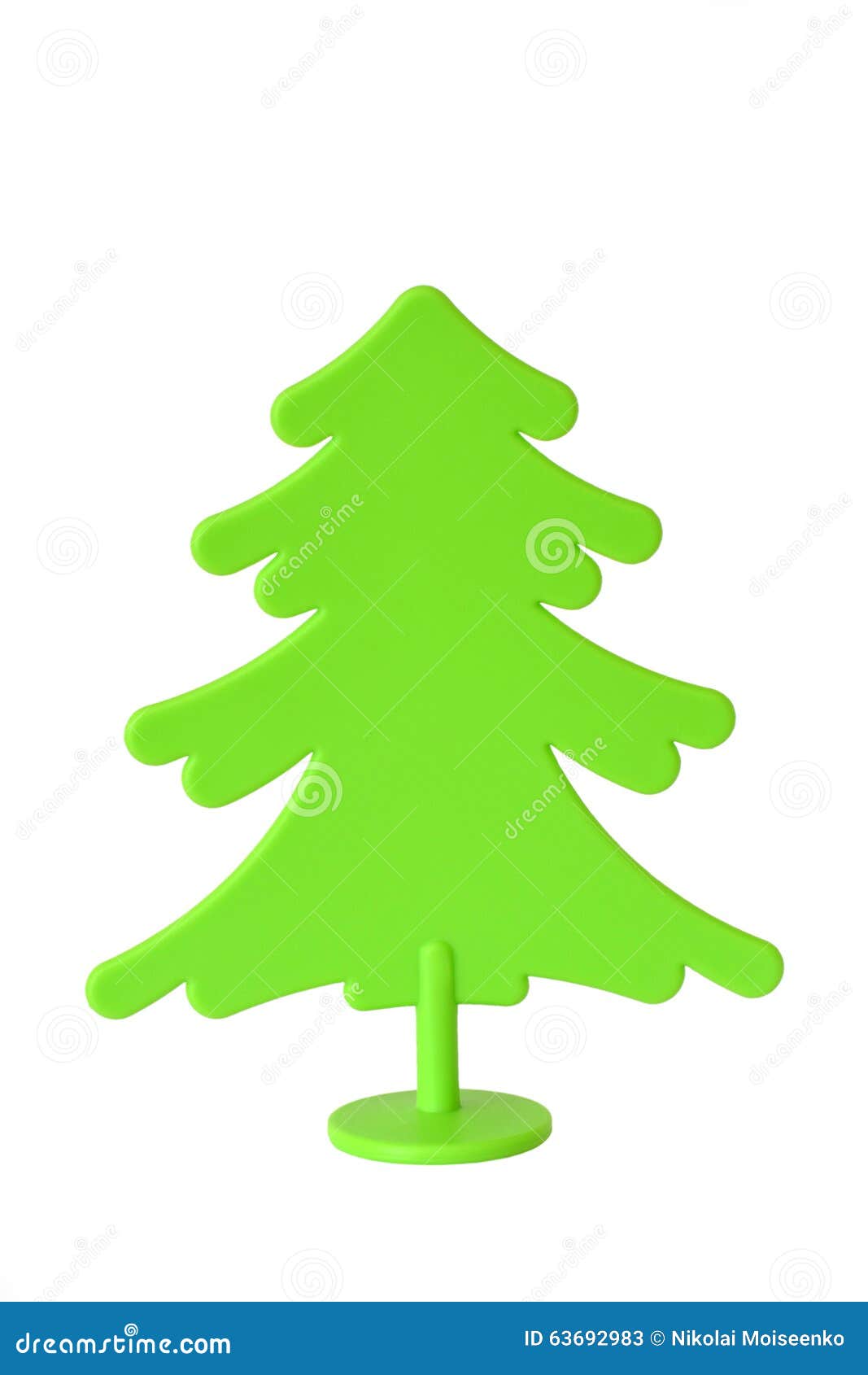 Christmas Tree Toys Made of Plastic Stock Image Image of bright