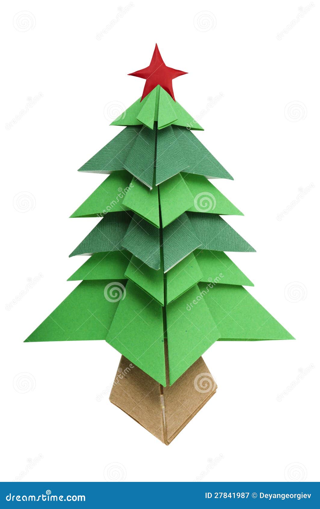 christmas tree white isolated