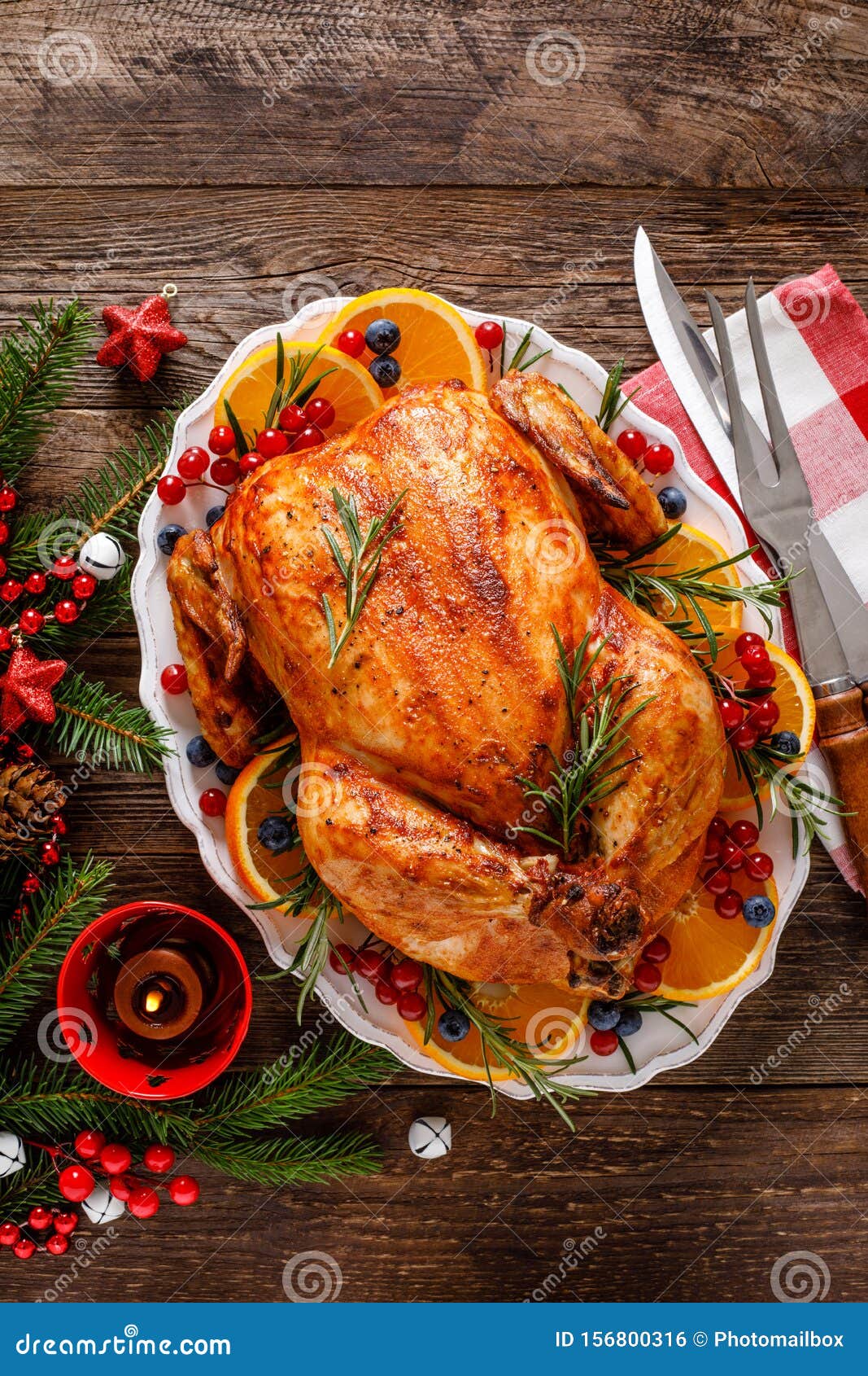 Christmas Turkey. Traditional Festive Food for Christmas or ...