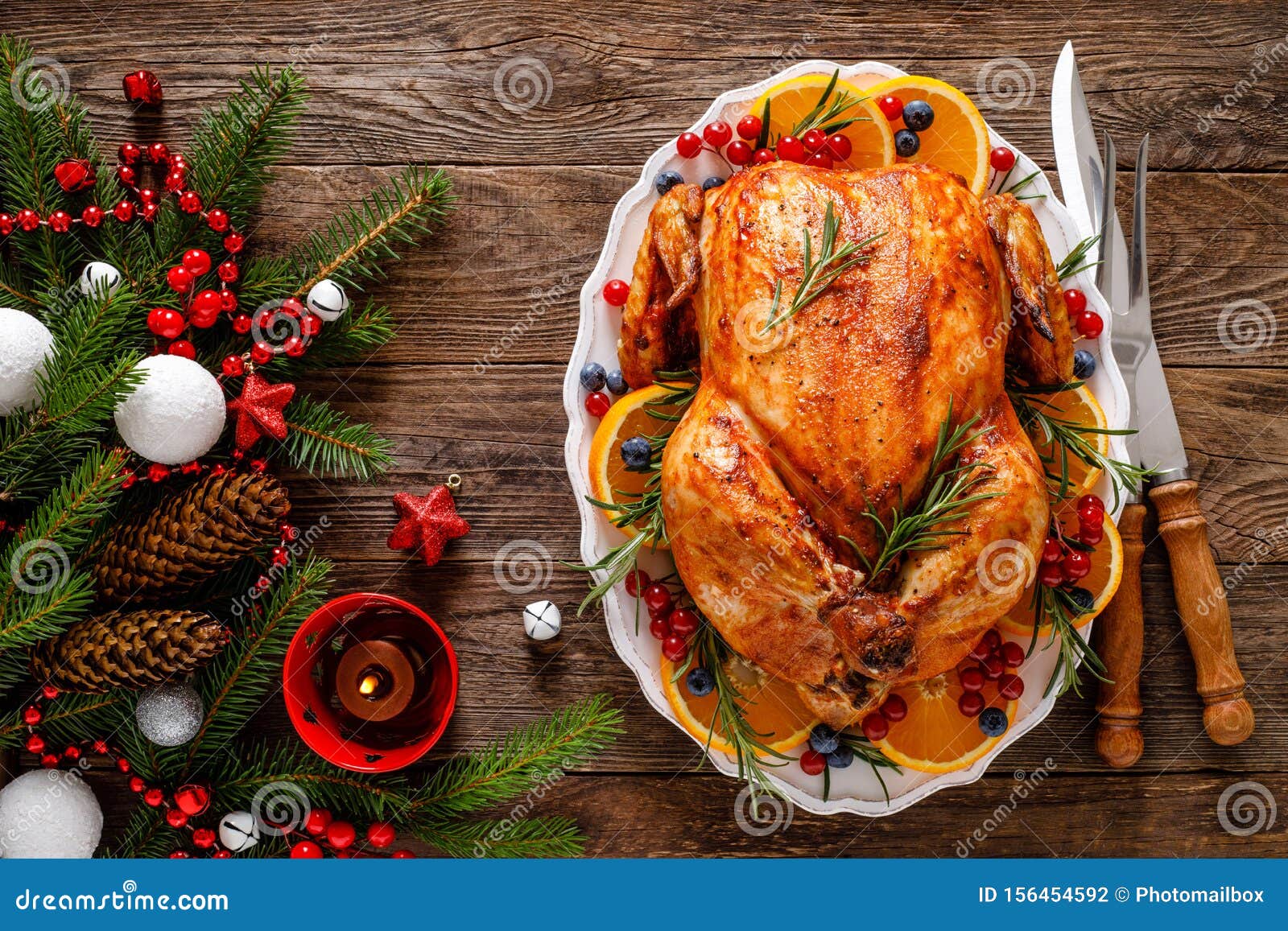 Christmas Turkey. Traditional Festive Food for Christmas or ...