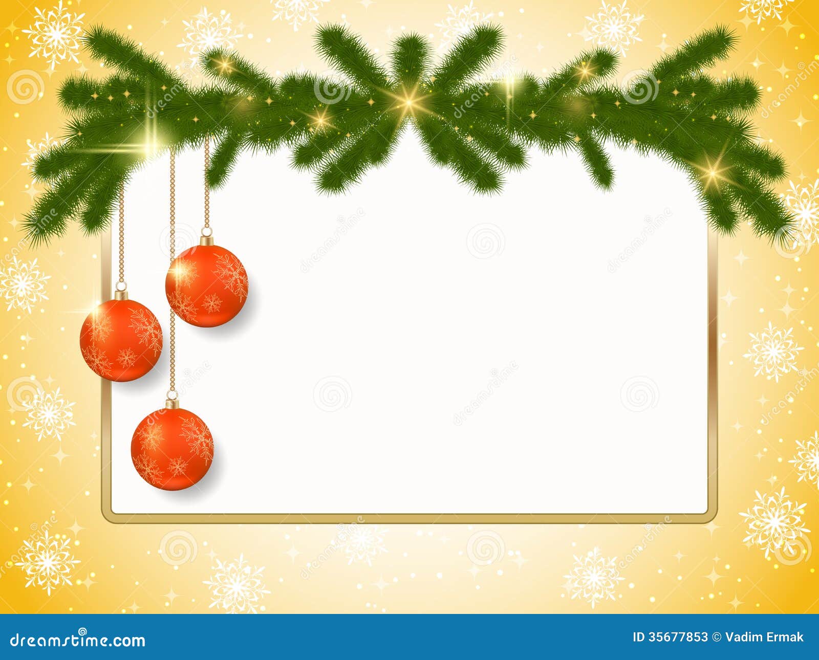Christmas Vector Background Stock Photos - Image: 35677853