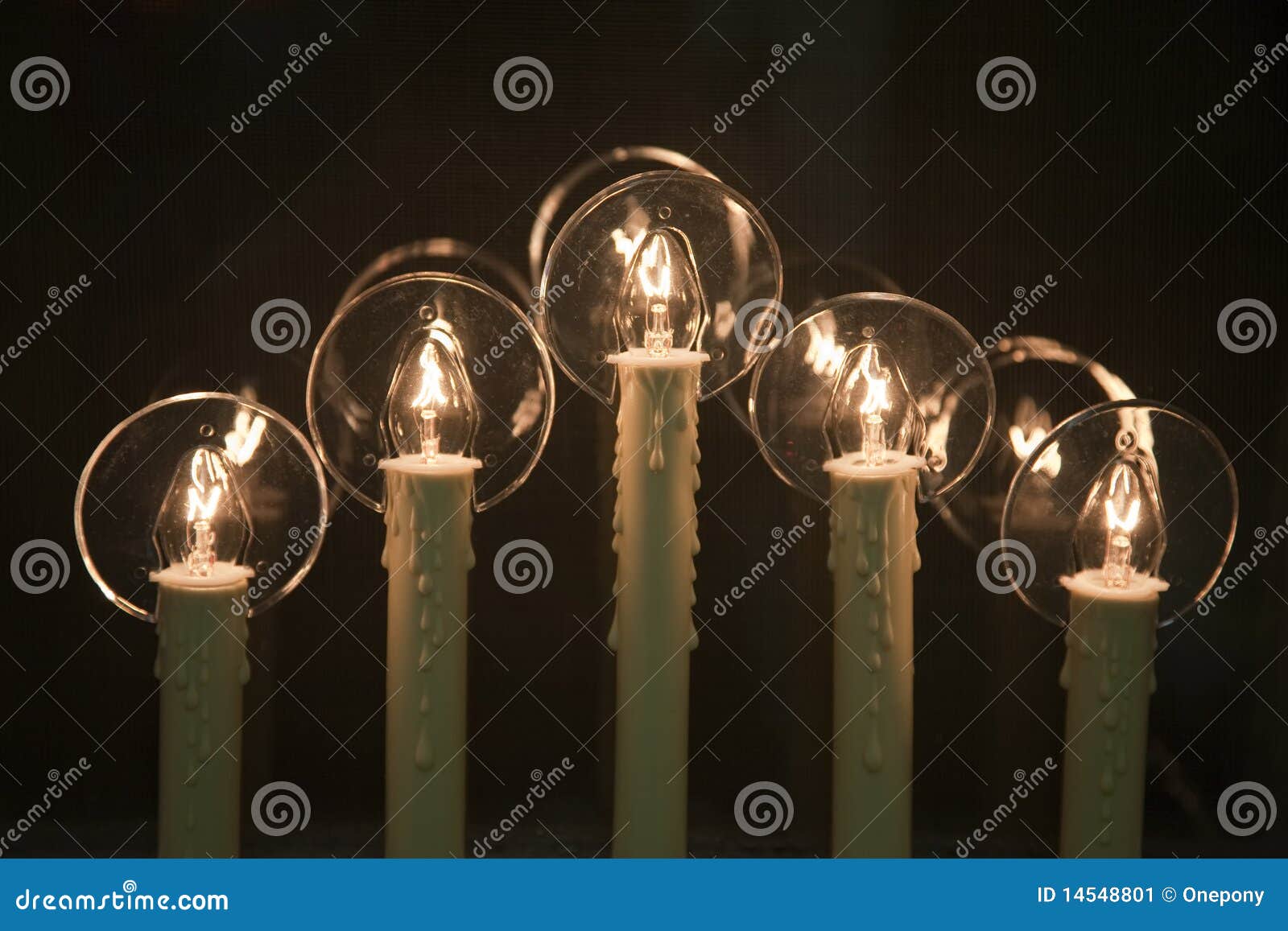 Christmas Window Candles stock image. Image of illuminated 14548801