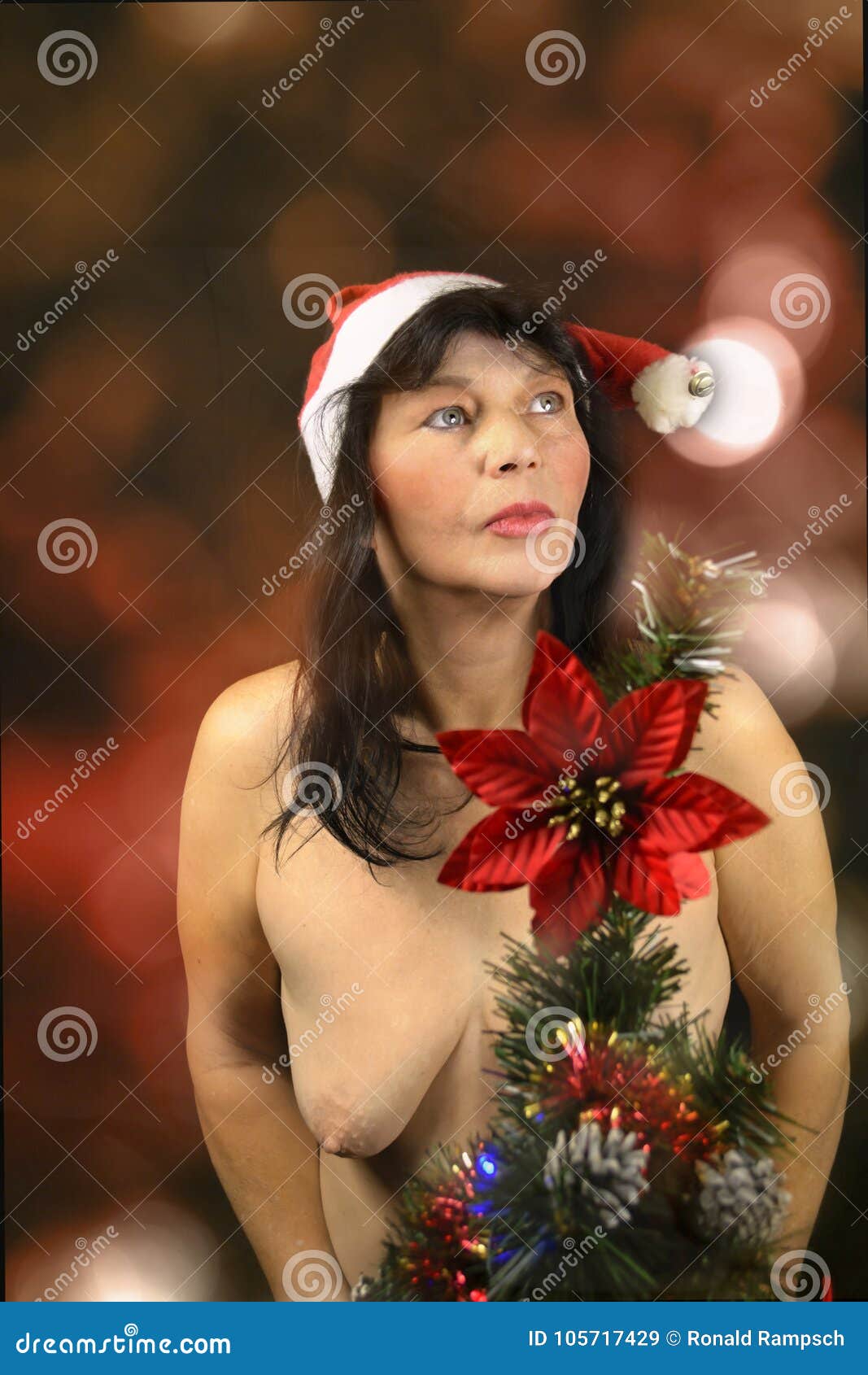 Christmas naked women