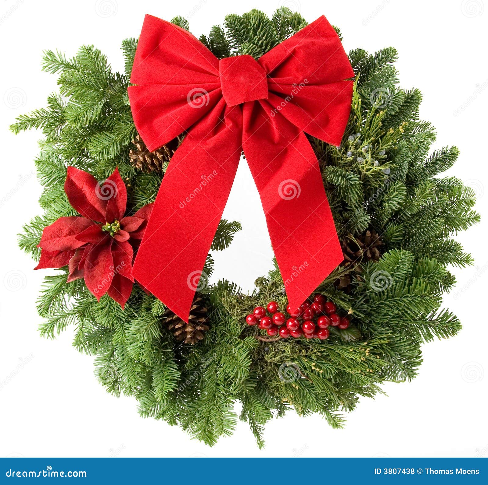 Christmas Wreath stock photo. Image of holiday, boughs 3807438